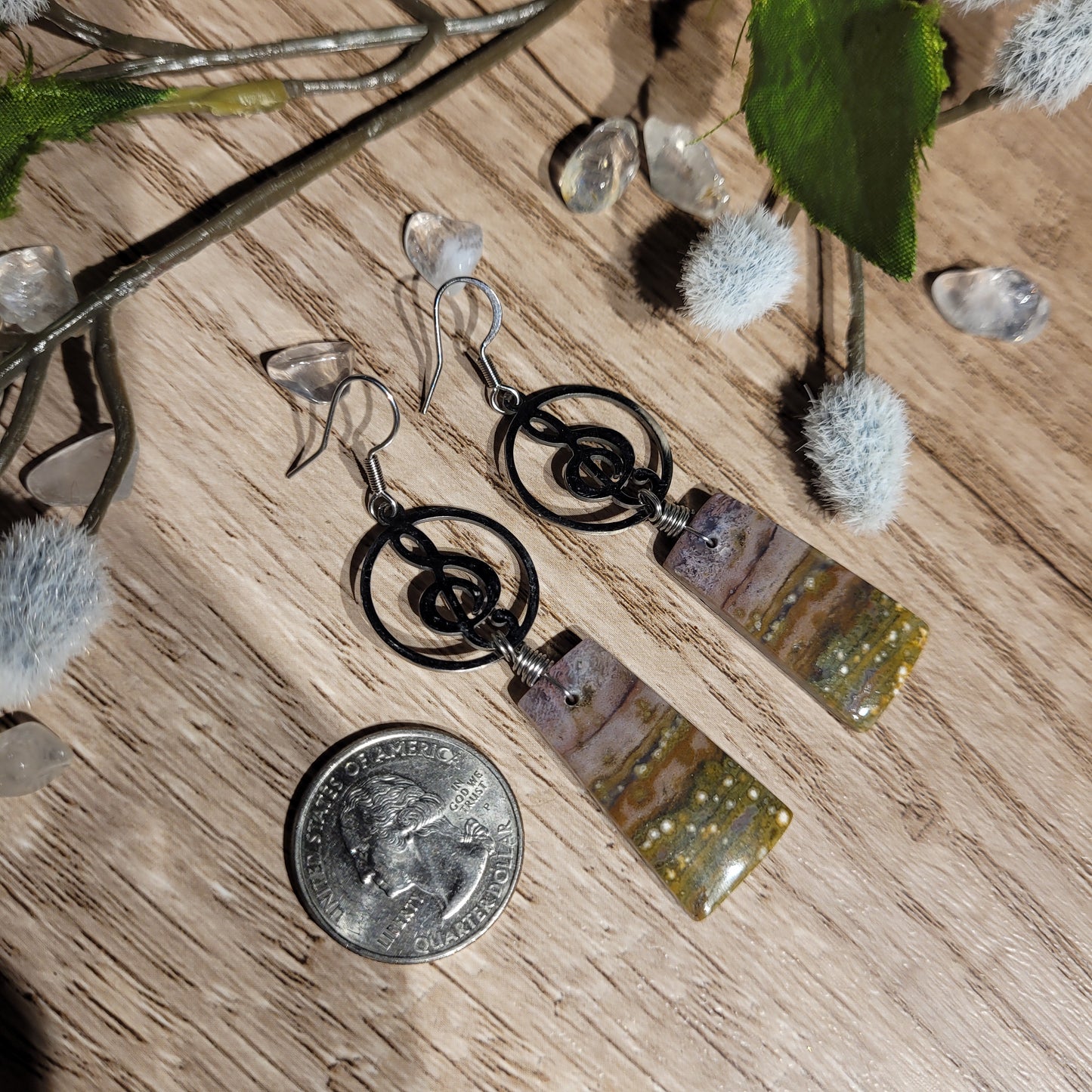 Ocean Jasper Earrings