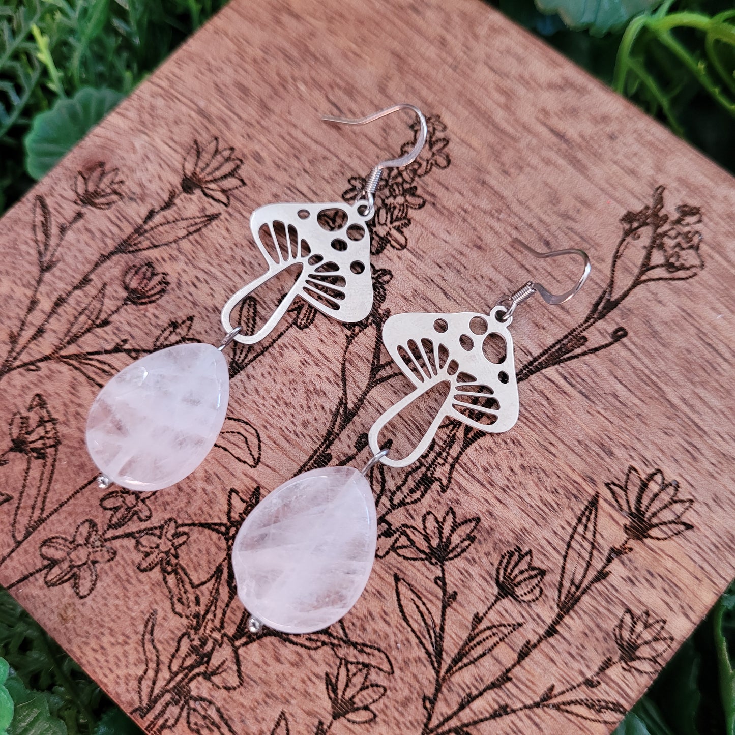 Clear Quartz Earrings