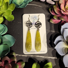 Load image into Gallery viewer, Yellow Fluorite Earrings
