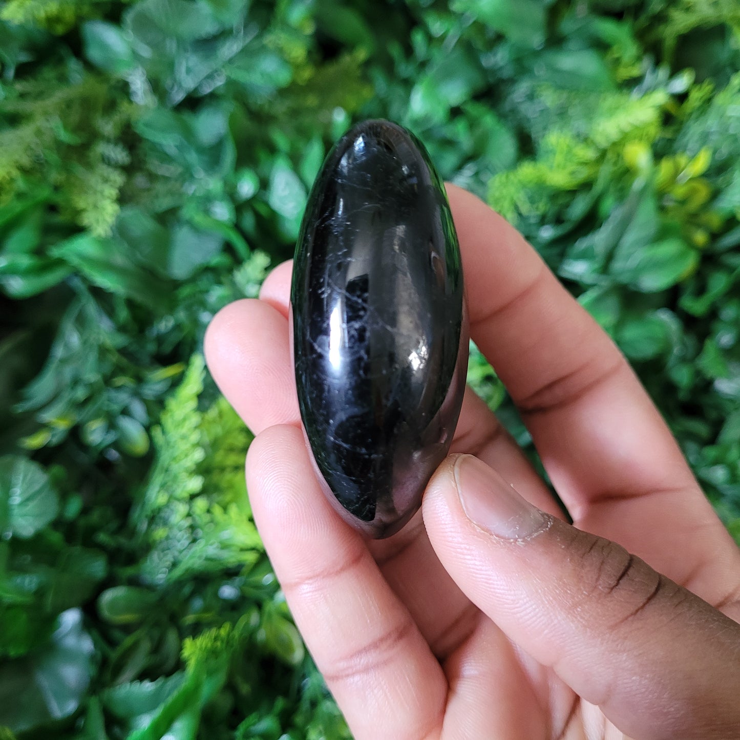 Black Tourmaline Palmstone
