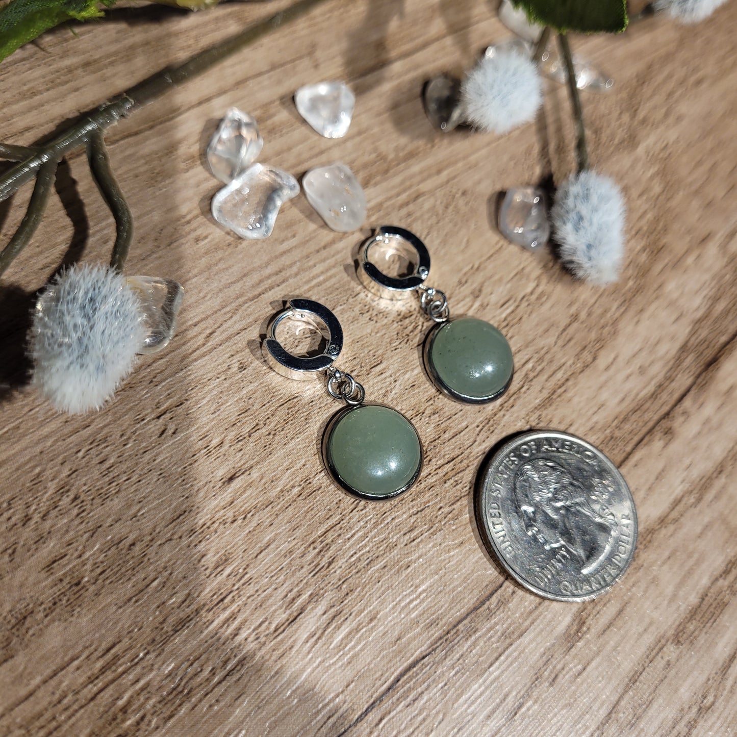 Green Aventurine Earrings