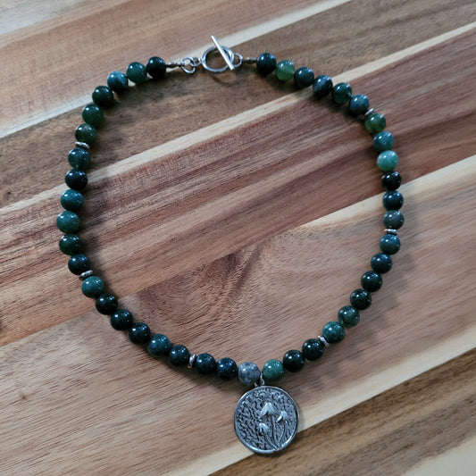 Moss Agate Necklace
