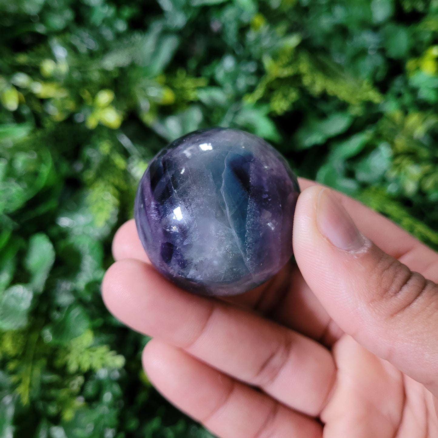 Rainbow Fluorite Sphere