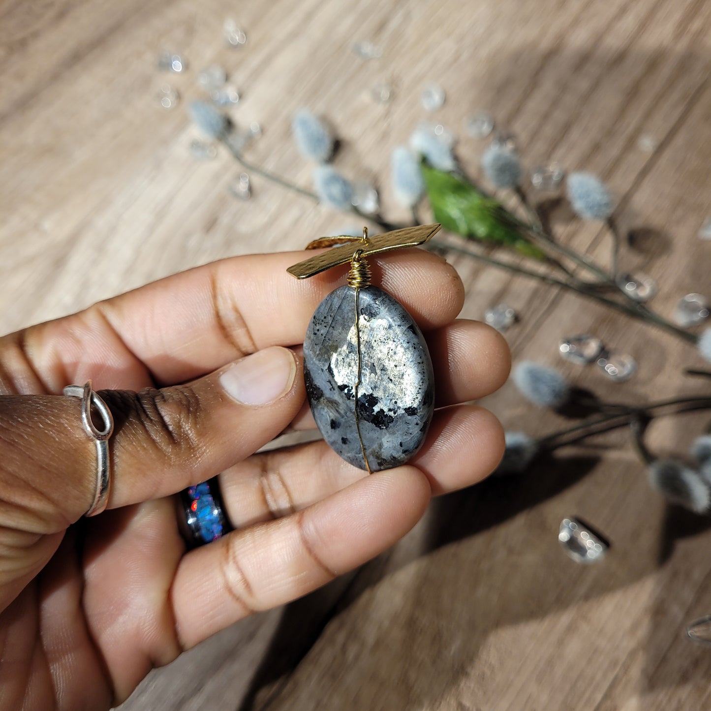 Larvikite Necklace