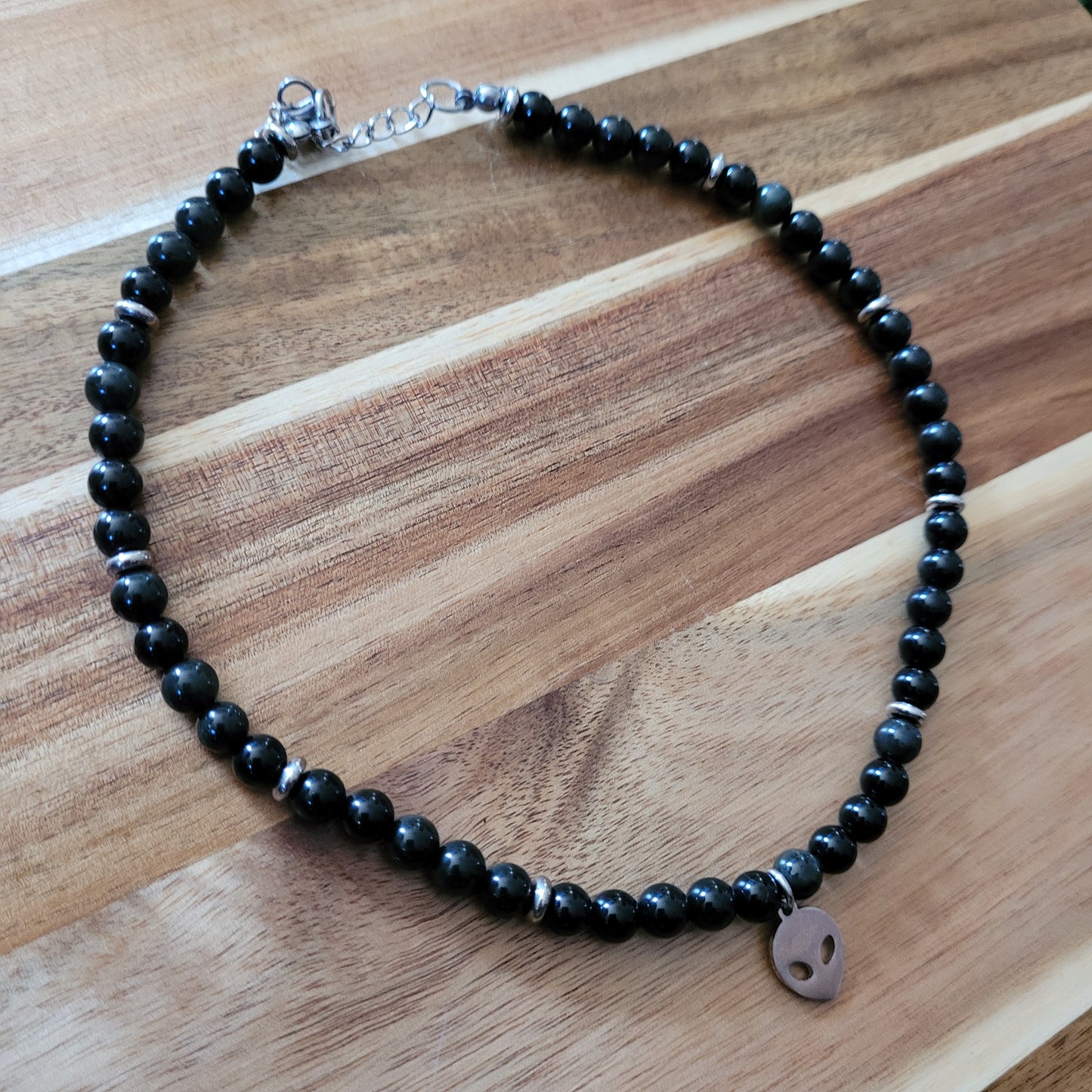 Black Obsidian Necklace