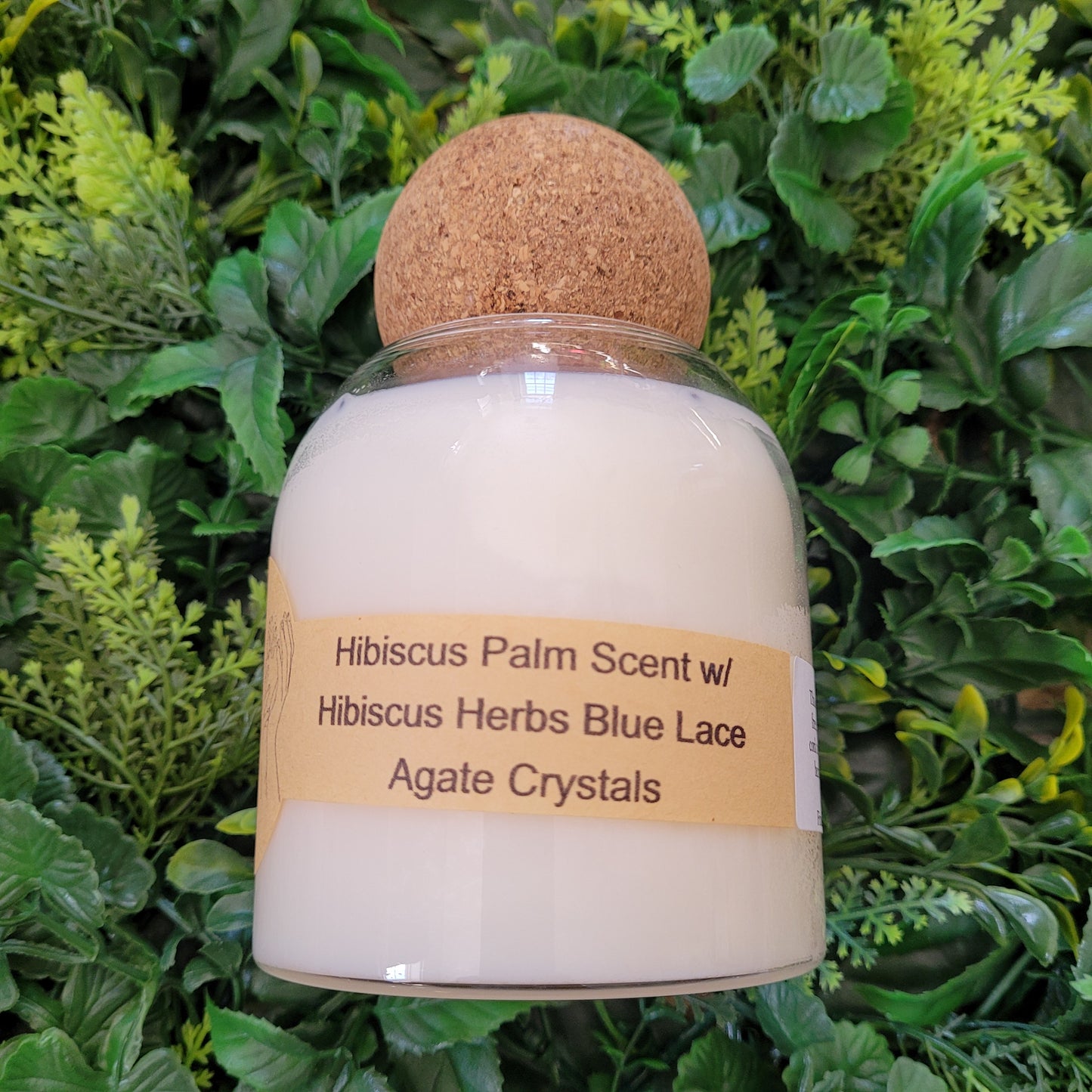 Hibiscus Palm Candle