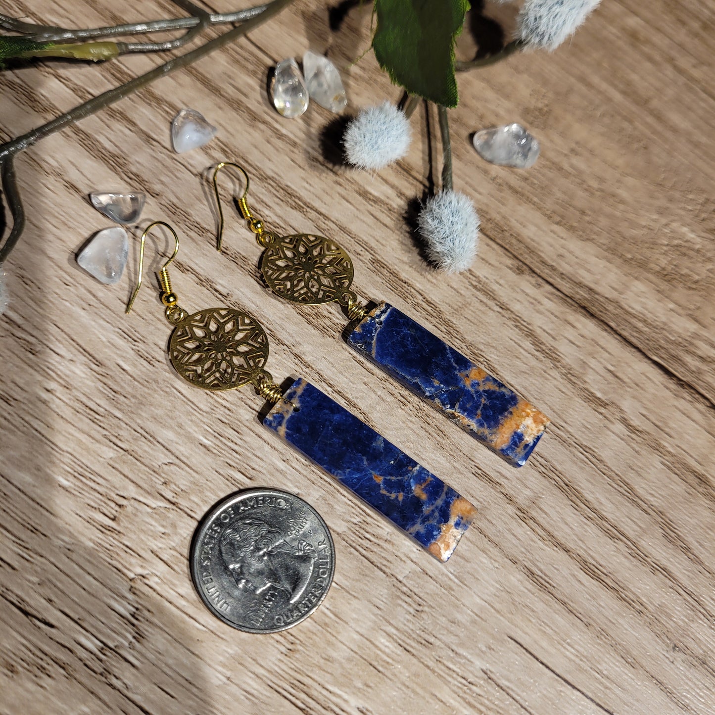 Sunset Sodalite Earrings