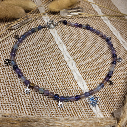 Rainbow Fluorite Necklace