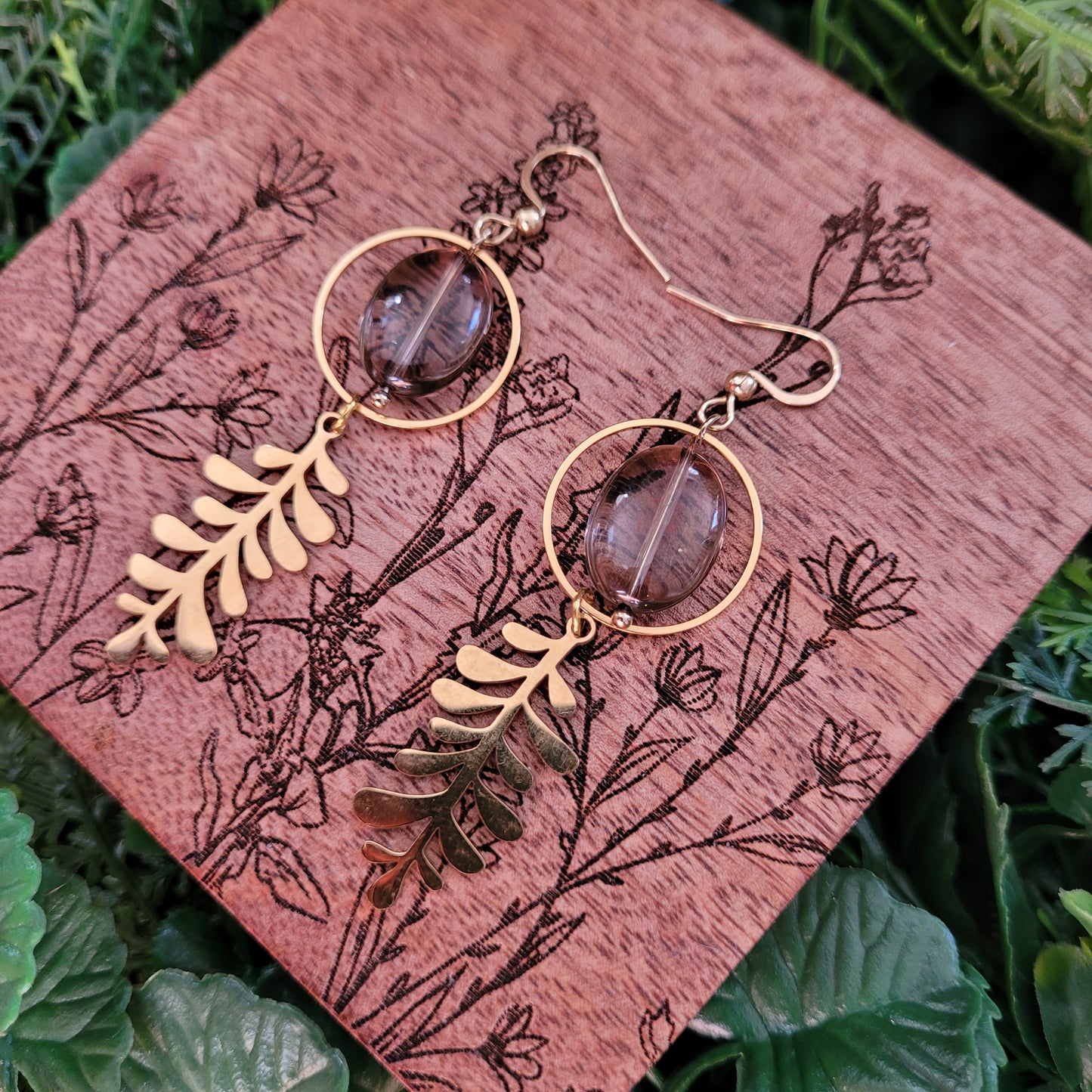 Smoky Quartz Earrings
