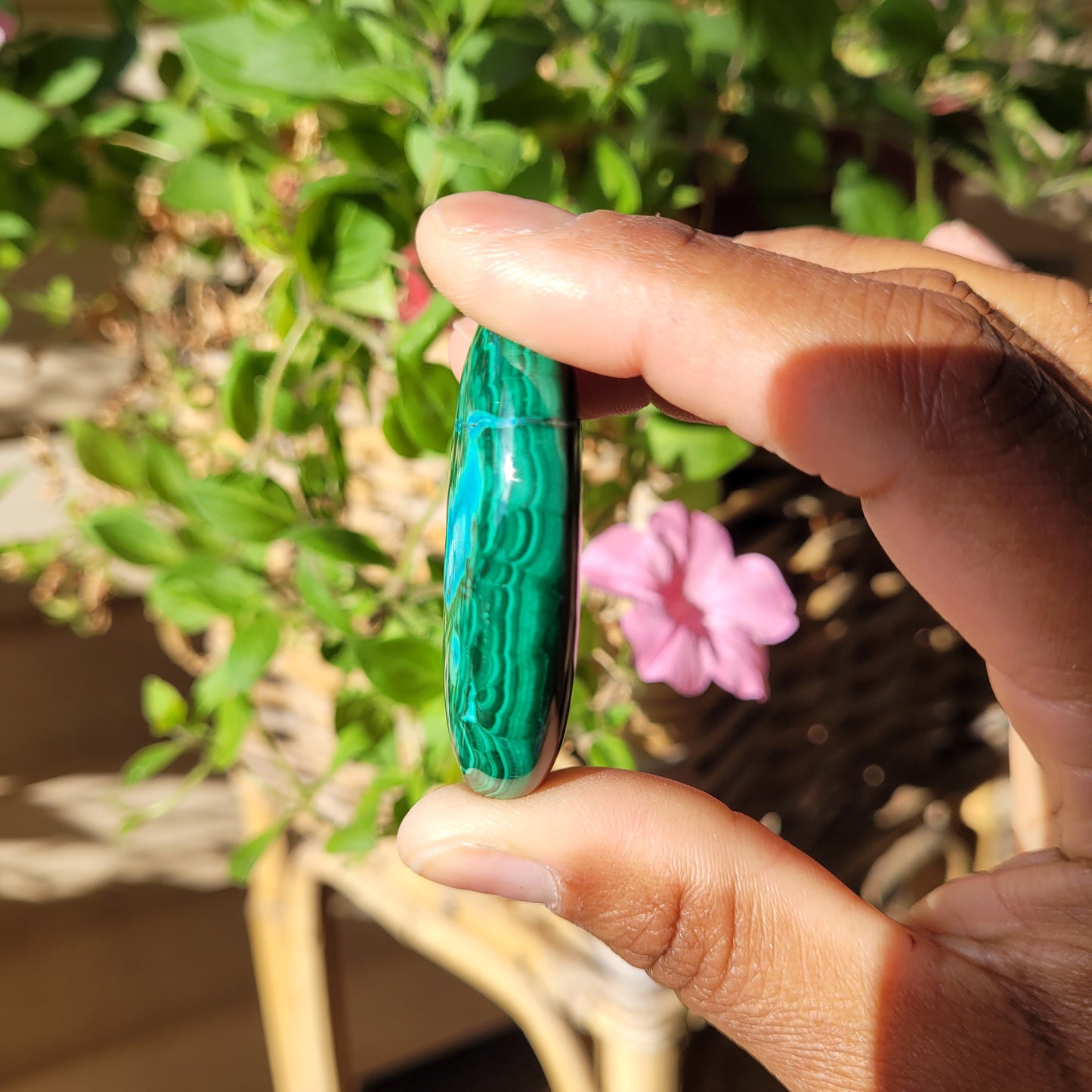 Malachite Palmstone