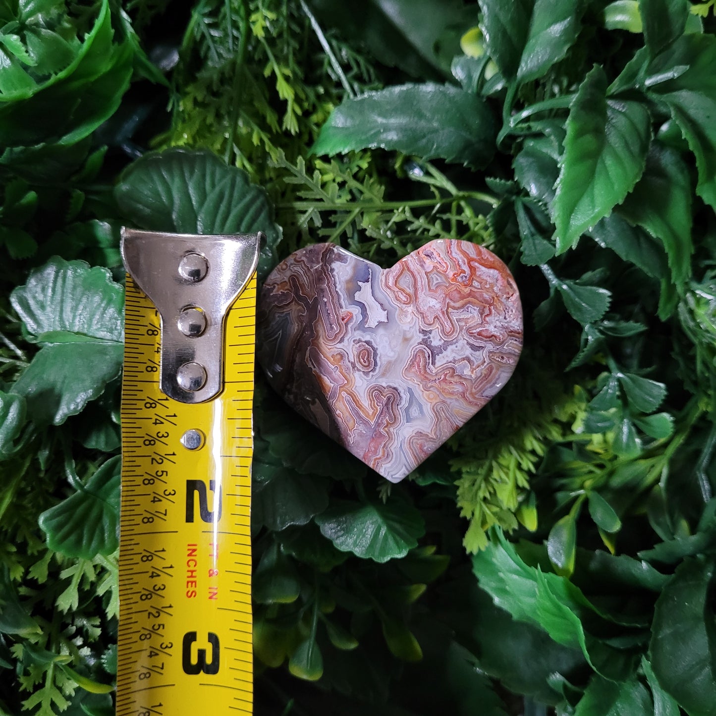 Laguna Lace Agate Heart