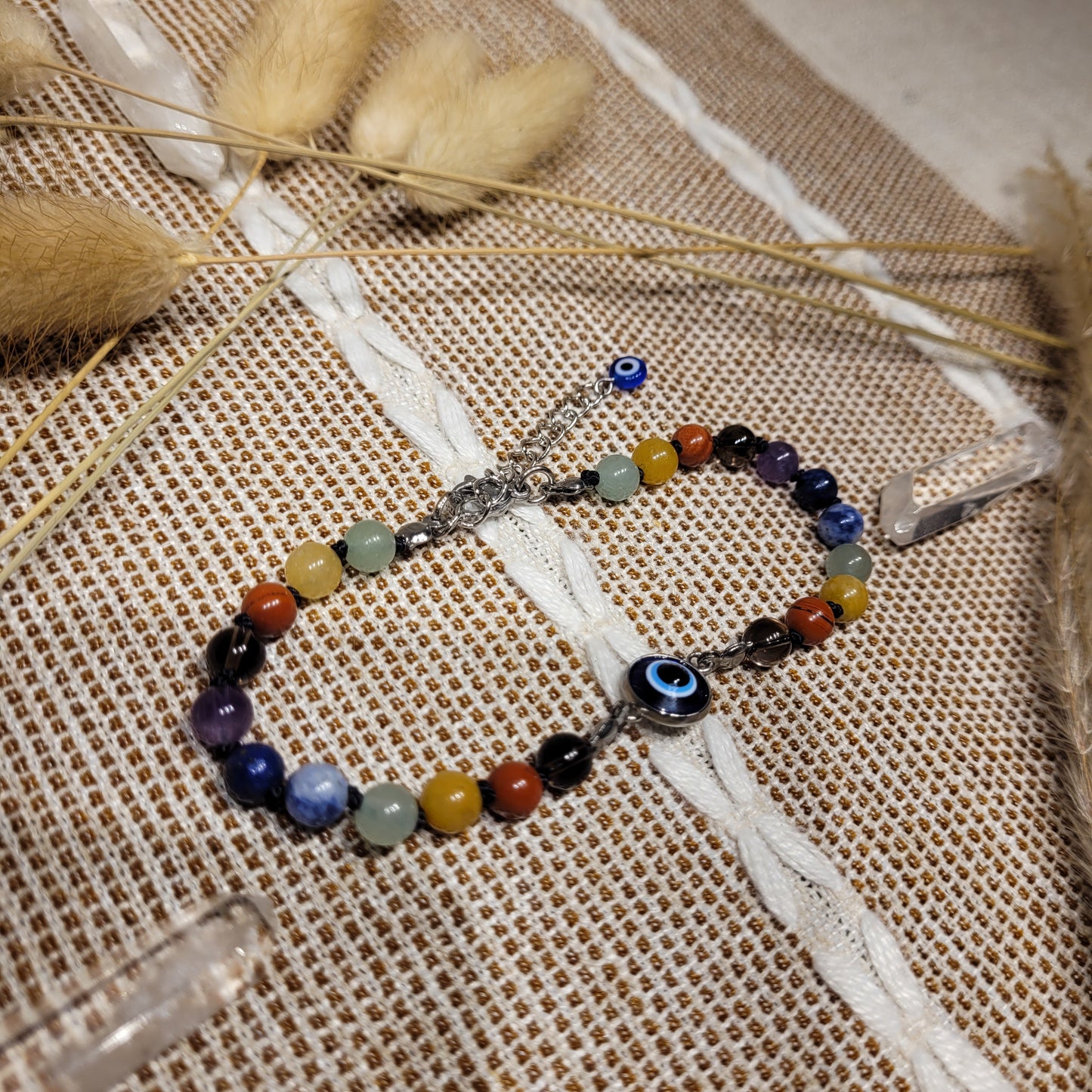 Chakra Evil Eye Anklet