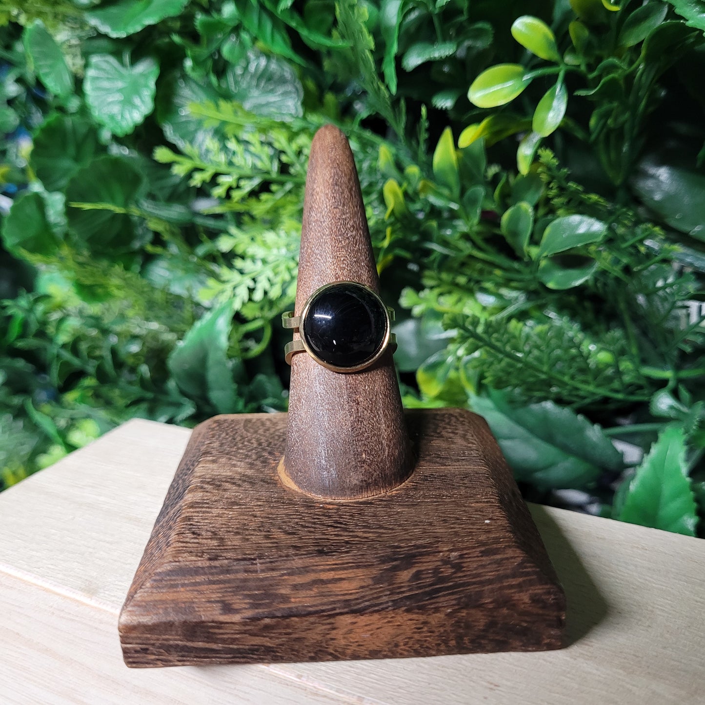 Black Obsidian Ring