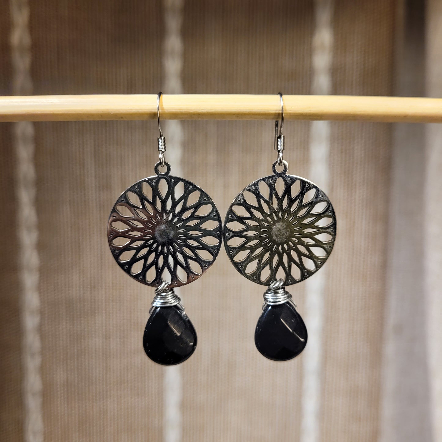 Black Onyx Earrings