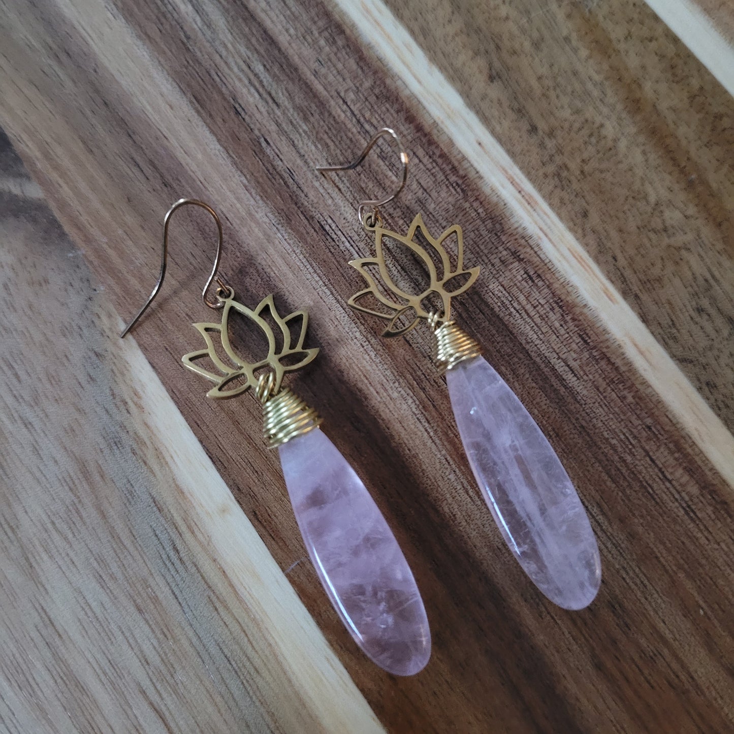 Rose Quartz Earrings