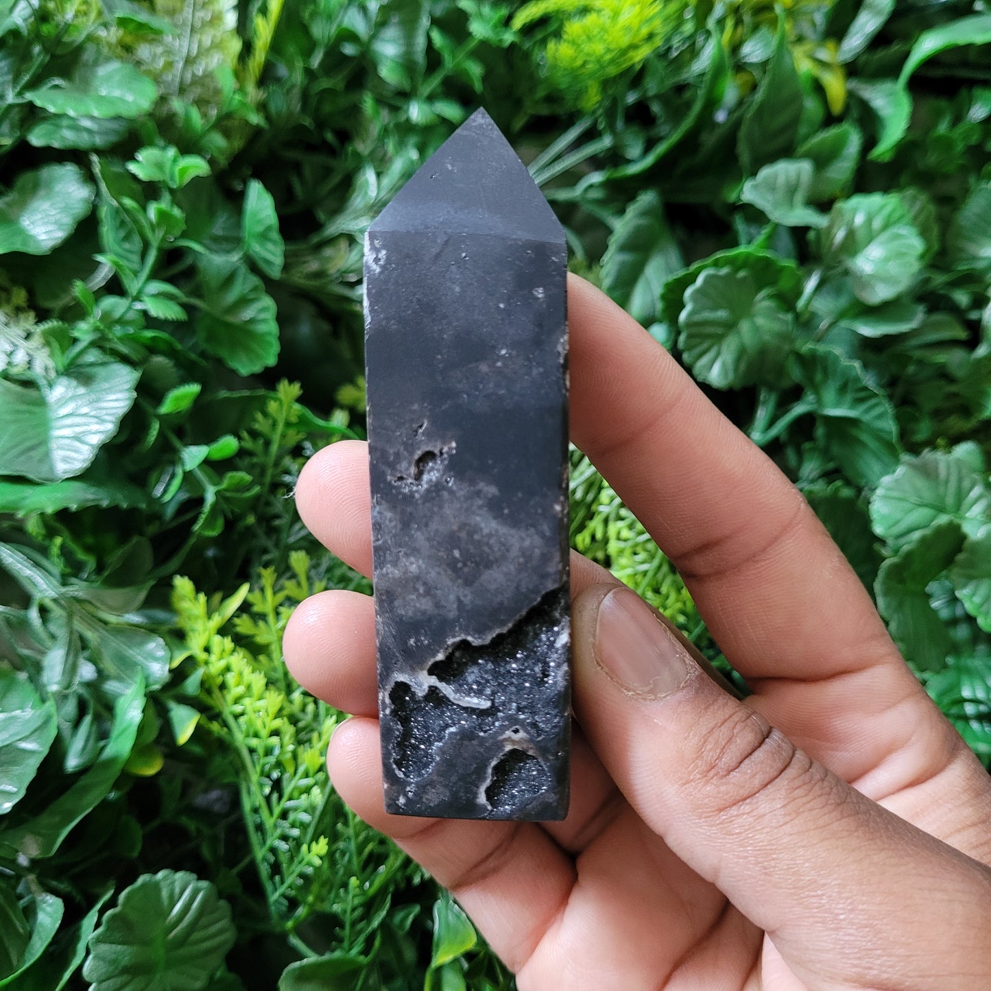 Black Chalcedony Tower