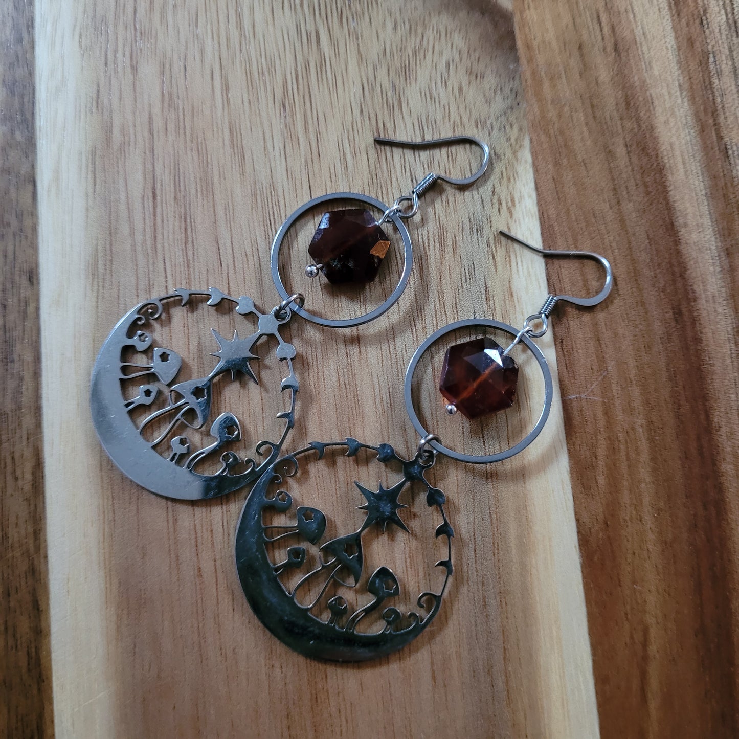 Garnet Earrings