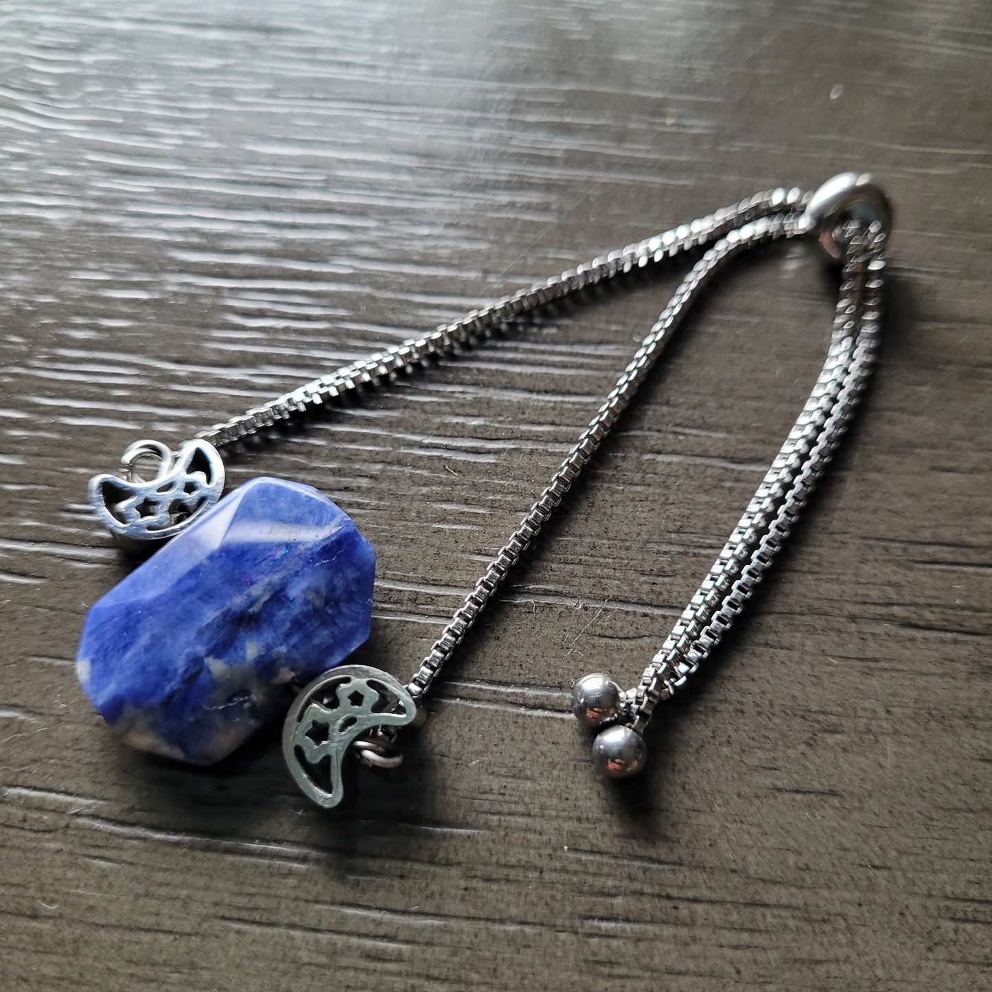 Sodalite Moon Bracelet