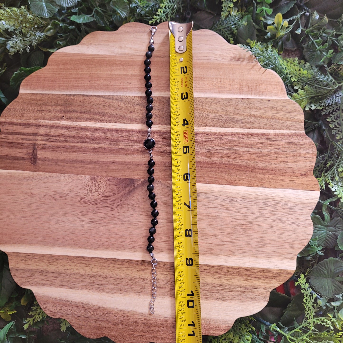 Black Obsidian Anklet