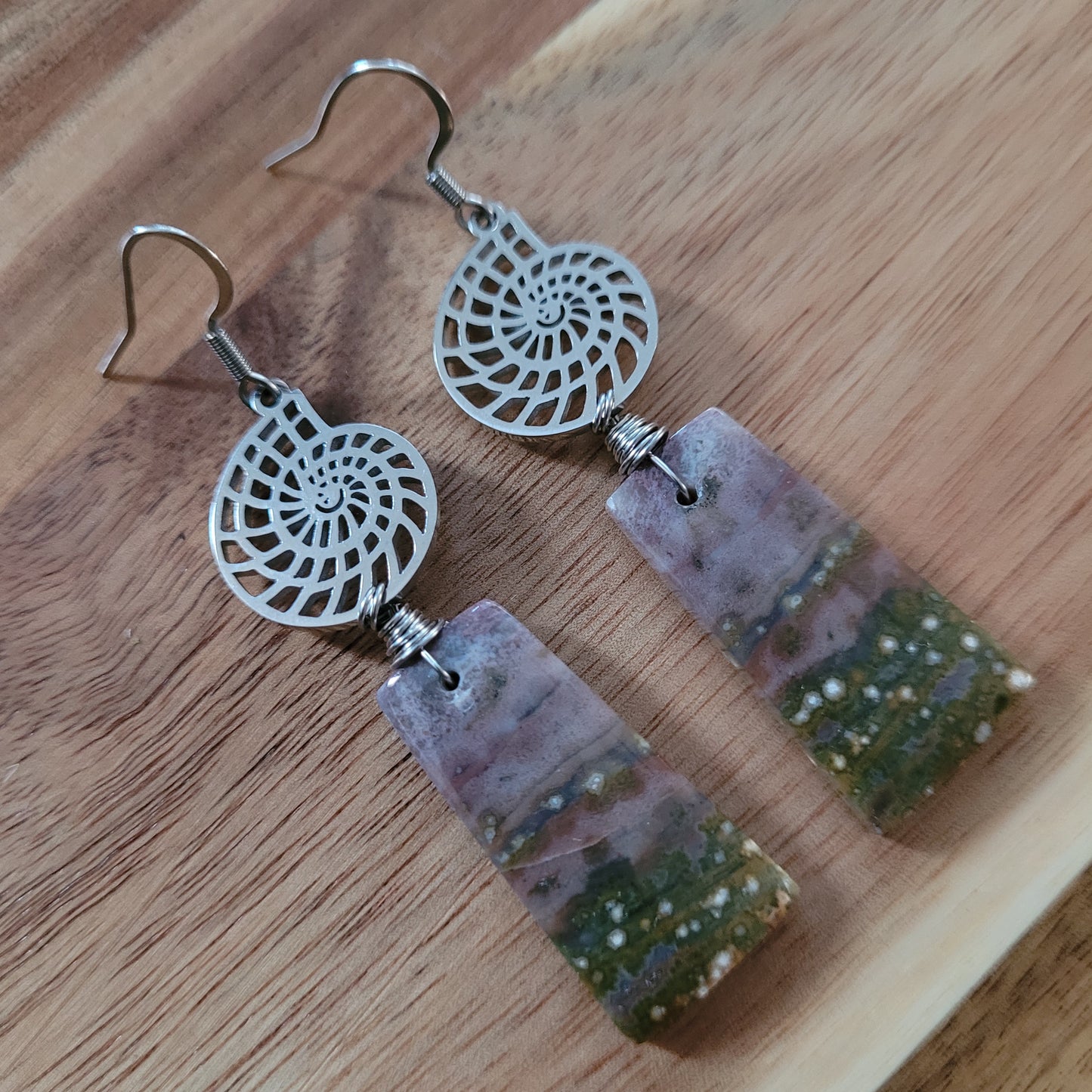 Ocean Jasper Earrings