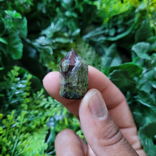 Dragons Blood Jasper Mini Tower