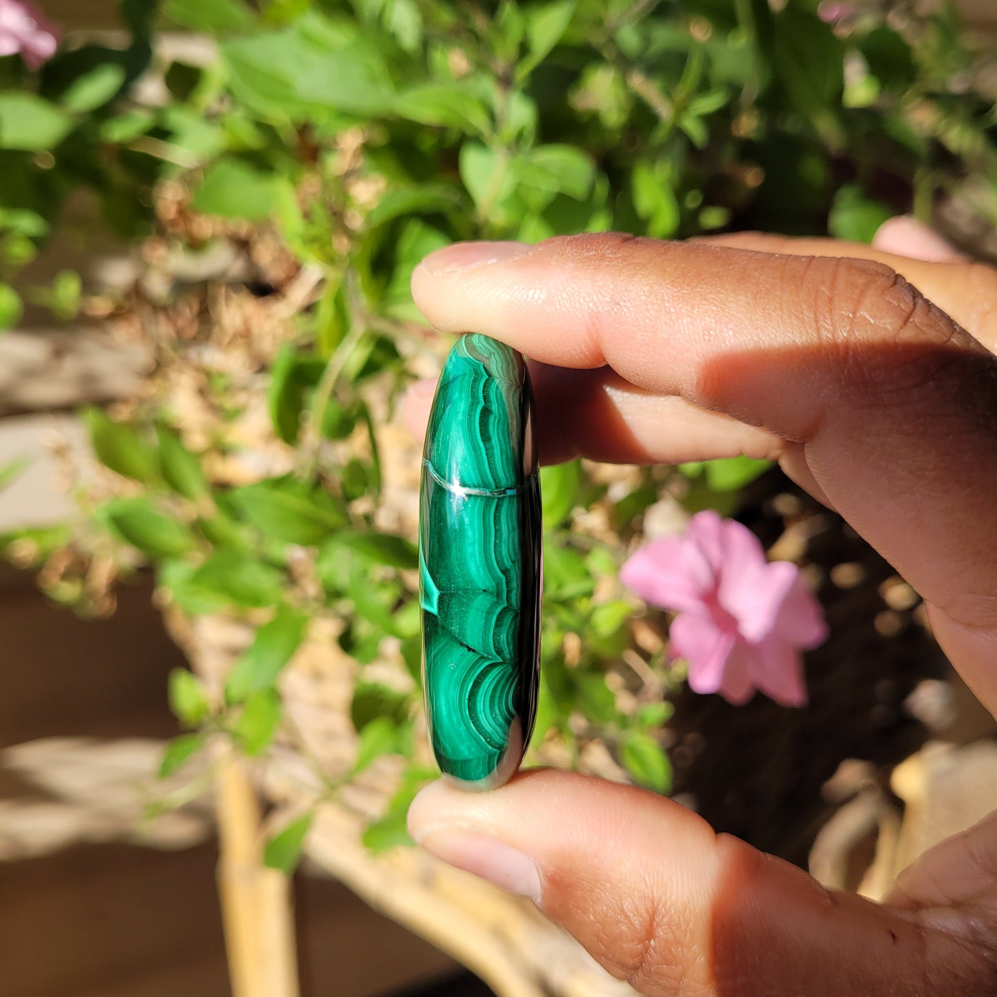 Malachite Palmstone