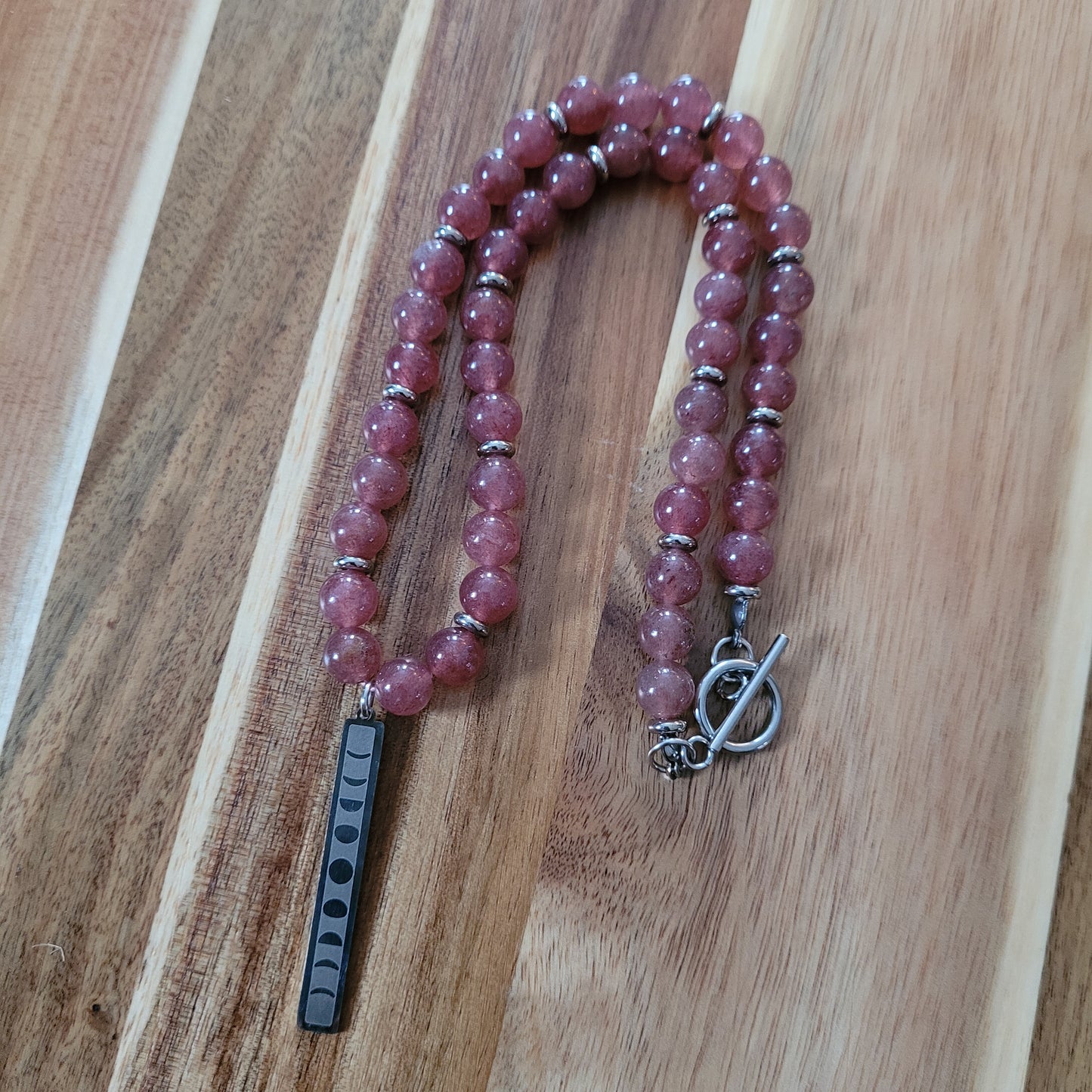 Strawberry Quartz Necklace