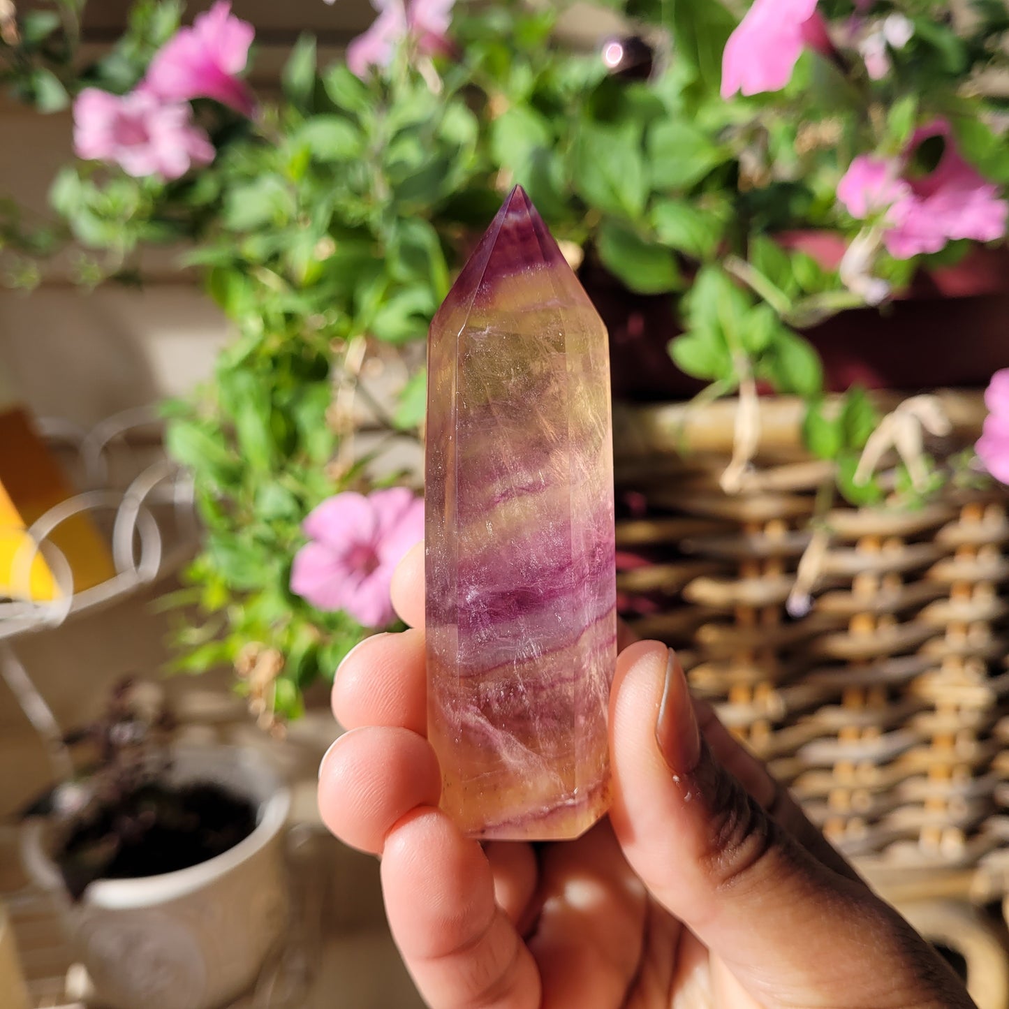 Rainbow Fluorite Tower