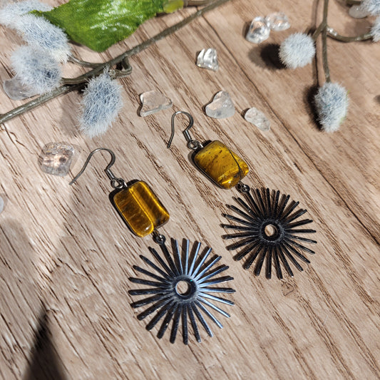 Tigers Eye Earrings