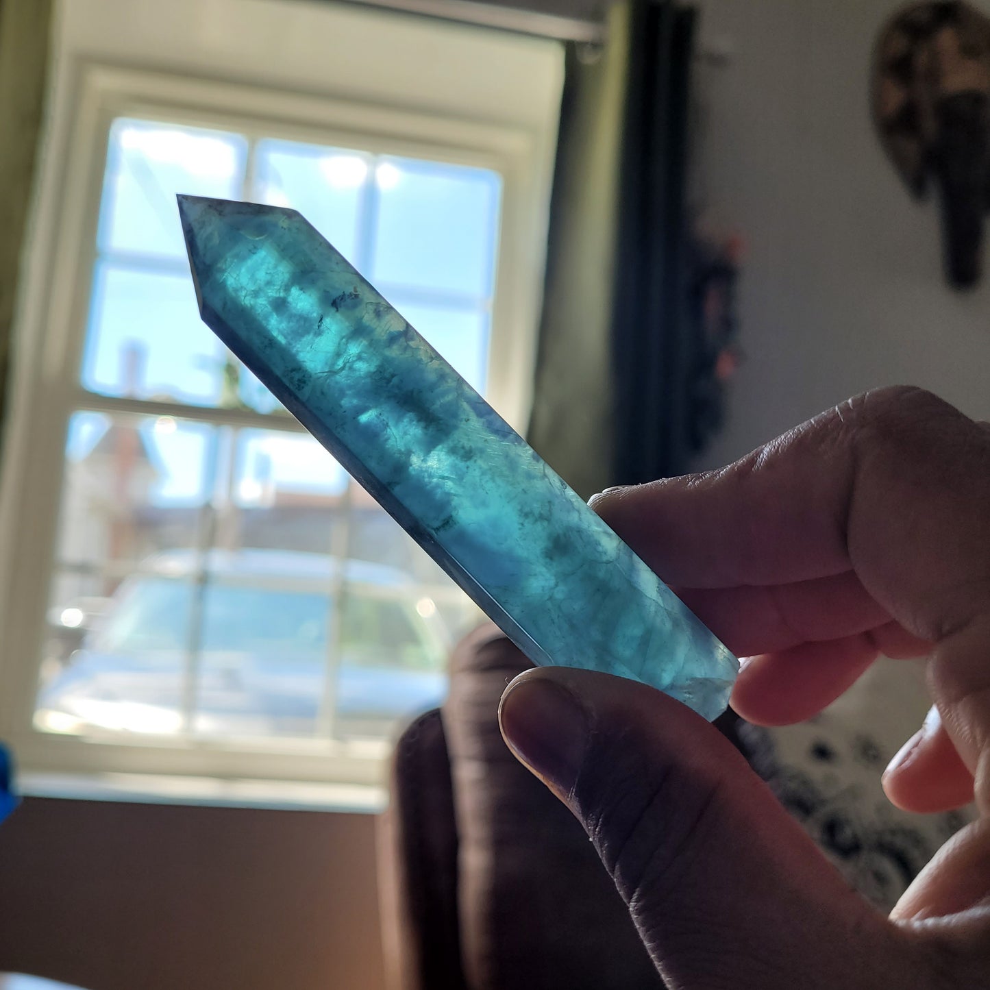Blue Fluorite Tower