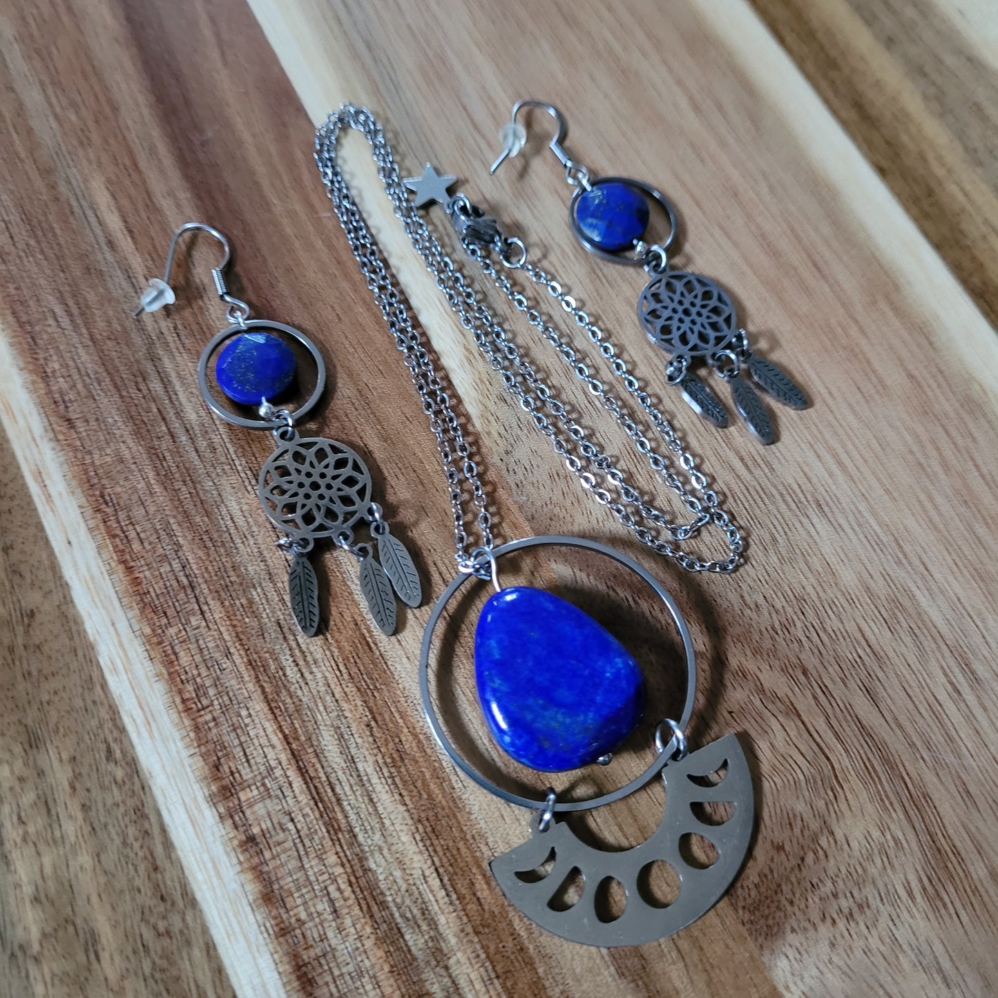 Lapis Lazuli Jewelry Set