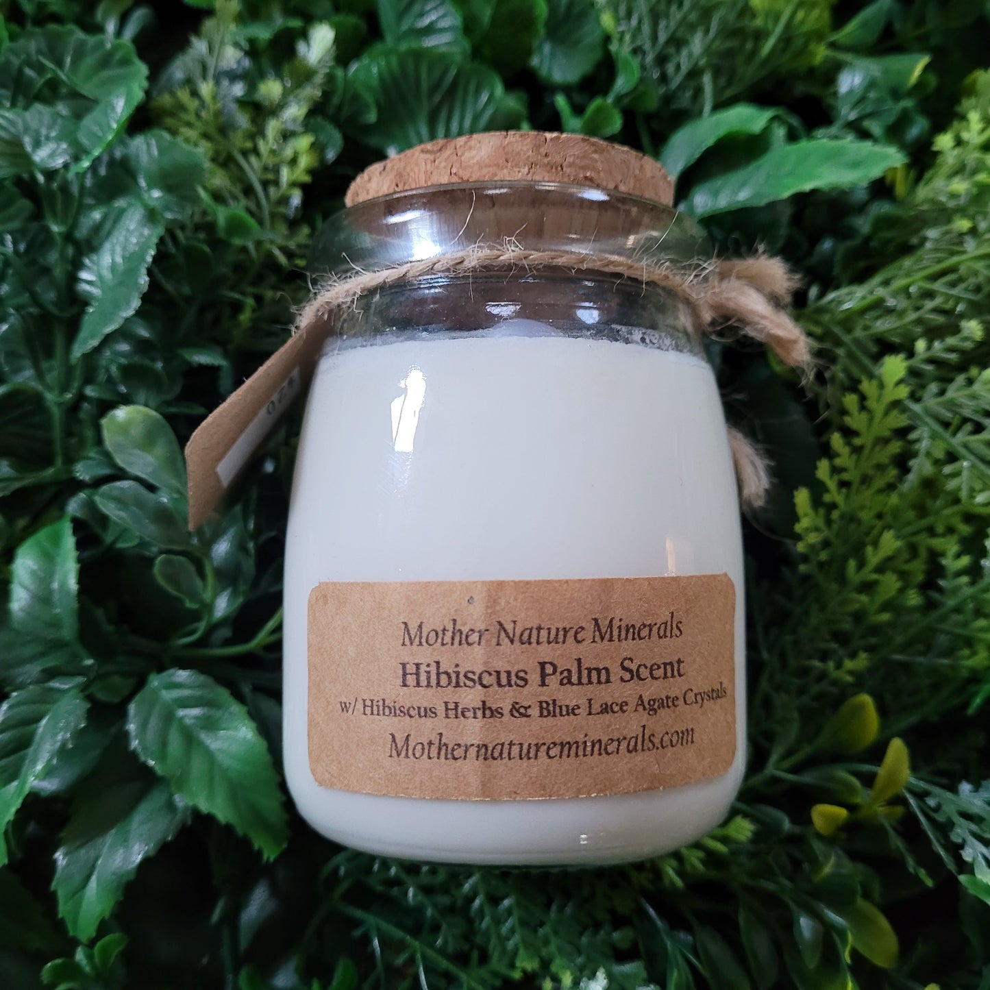 Hibiscus Palm Candle