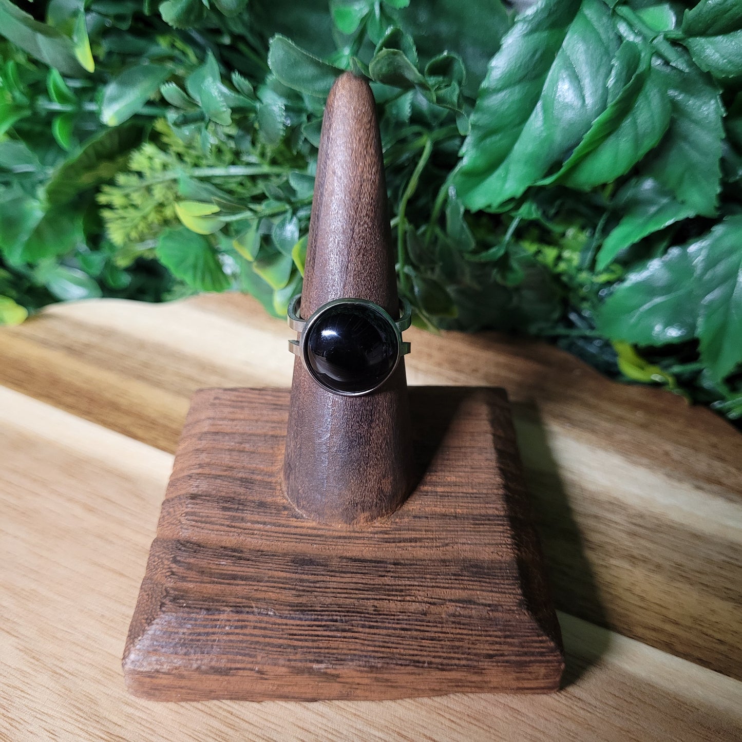 Black Obsidian Ring