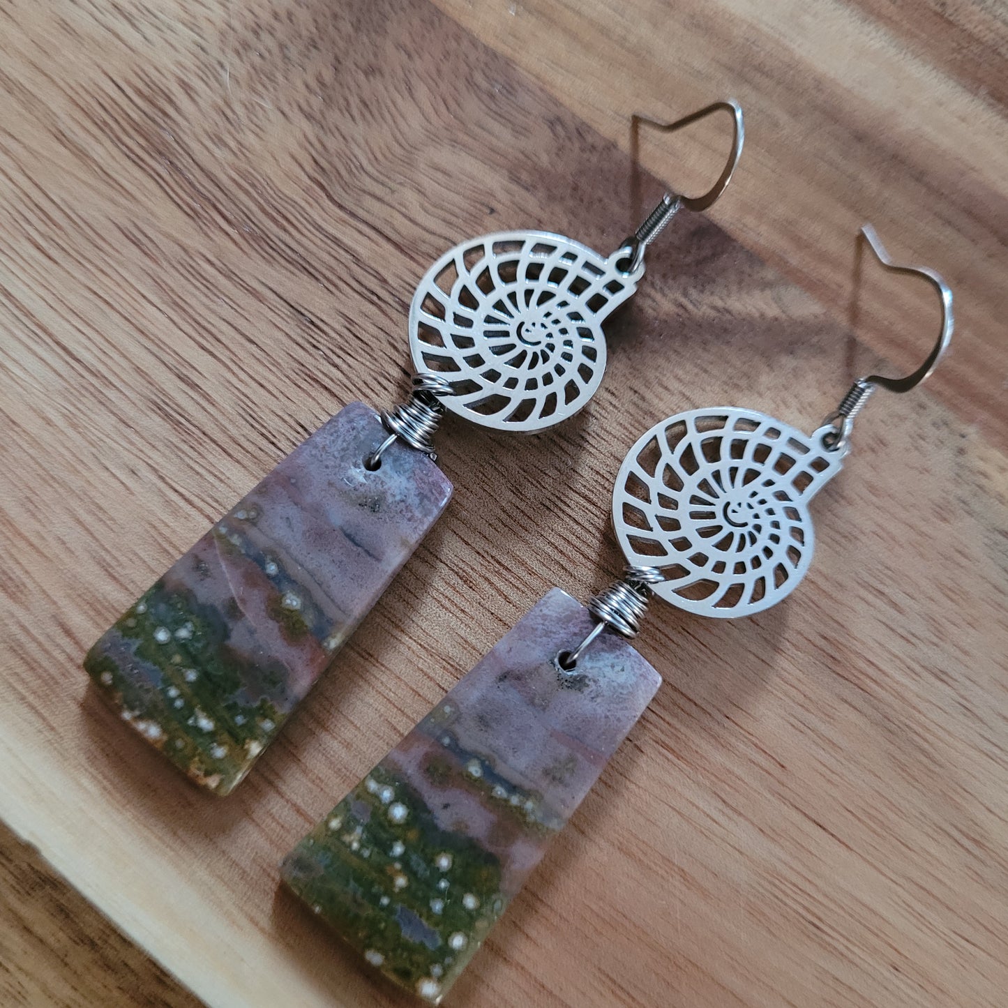 Ocean Jasper Earrings
