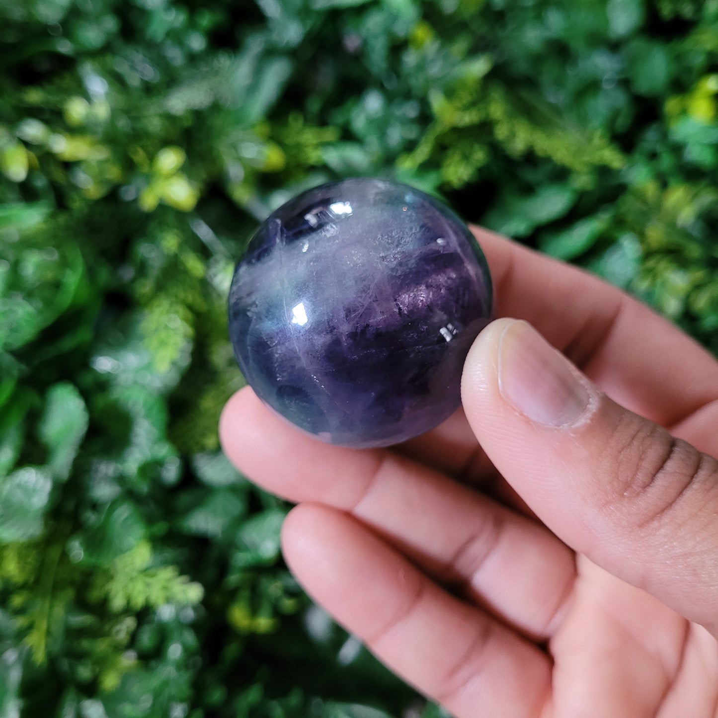 Rainbow Fluorite Sphere
