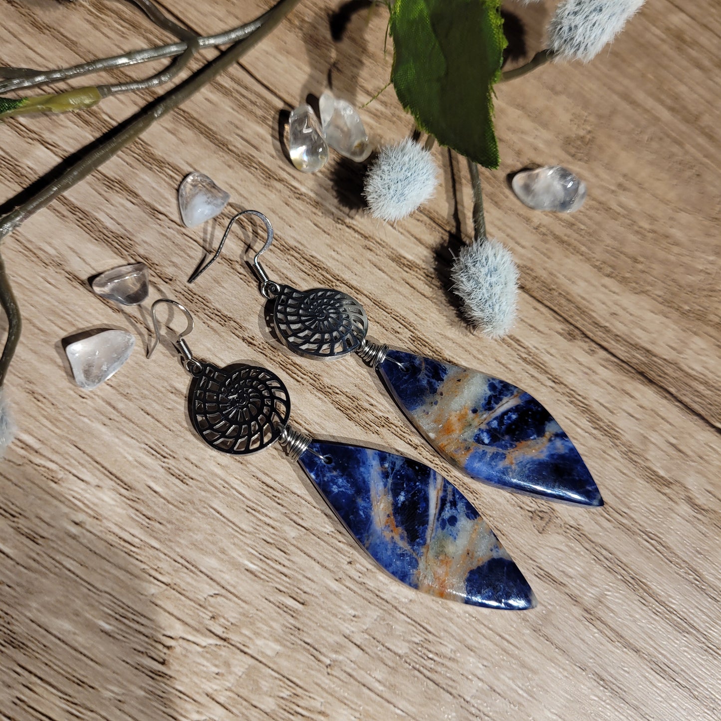 Sunset Sodalite Earrings