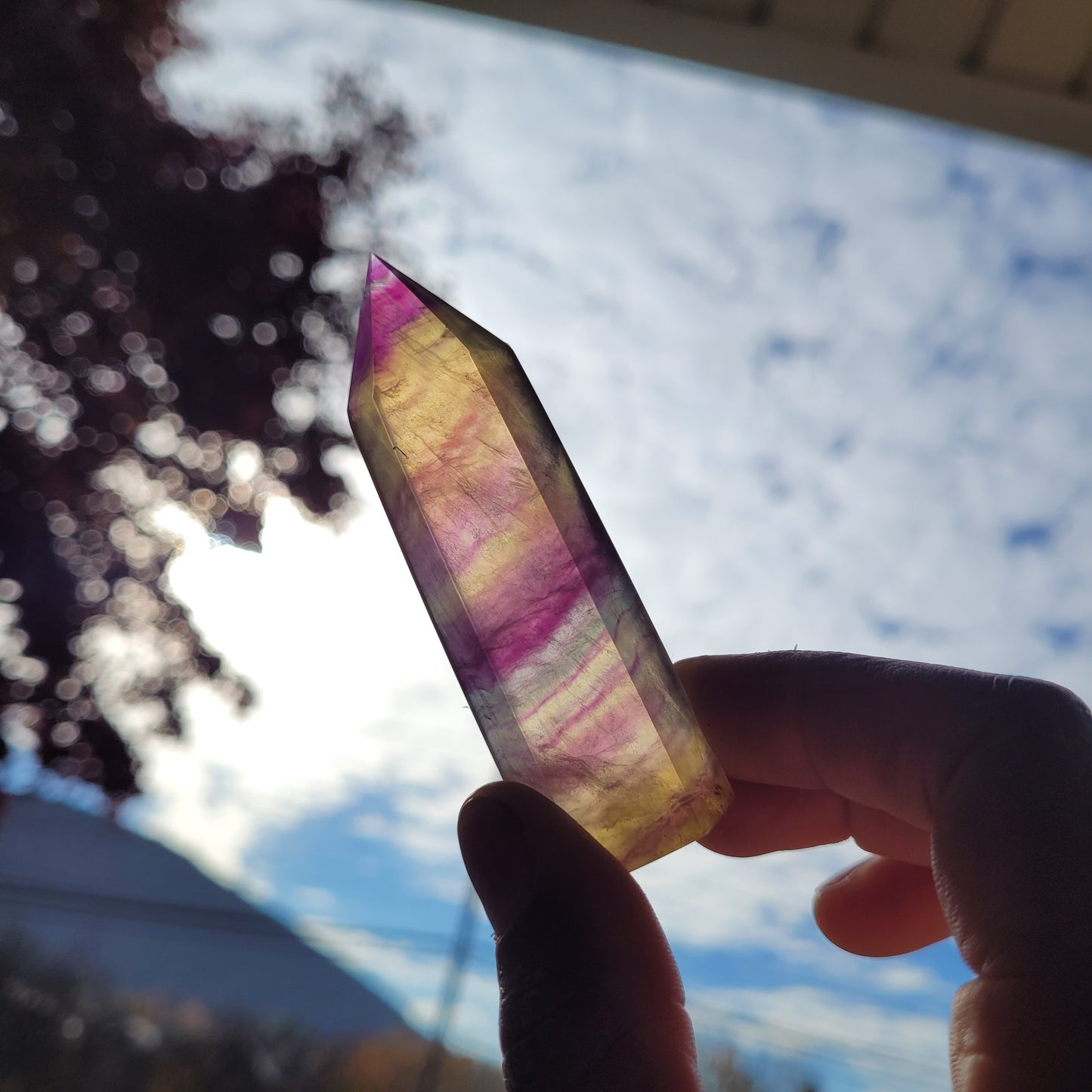 Rainbow Fluorite Tower