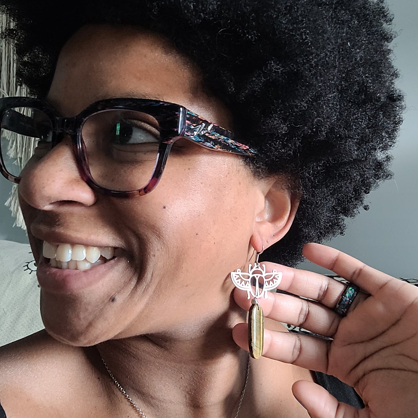 Tigers Eye Earrings