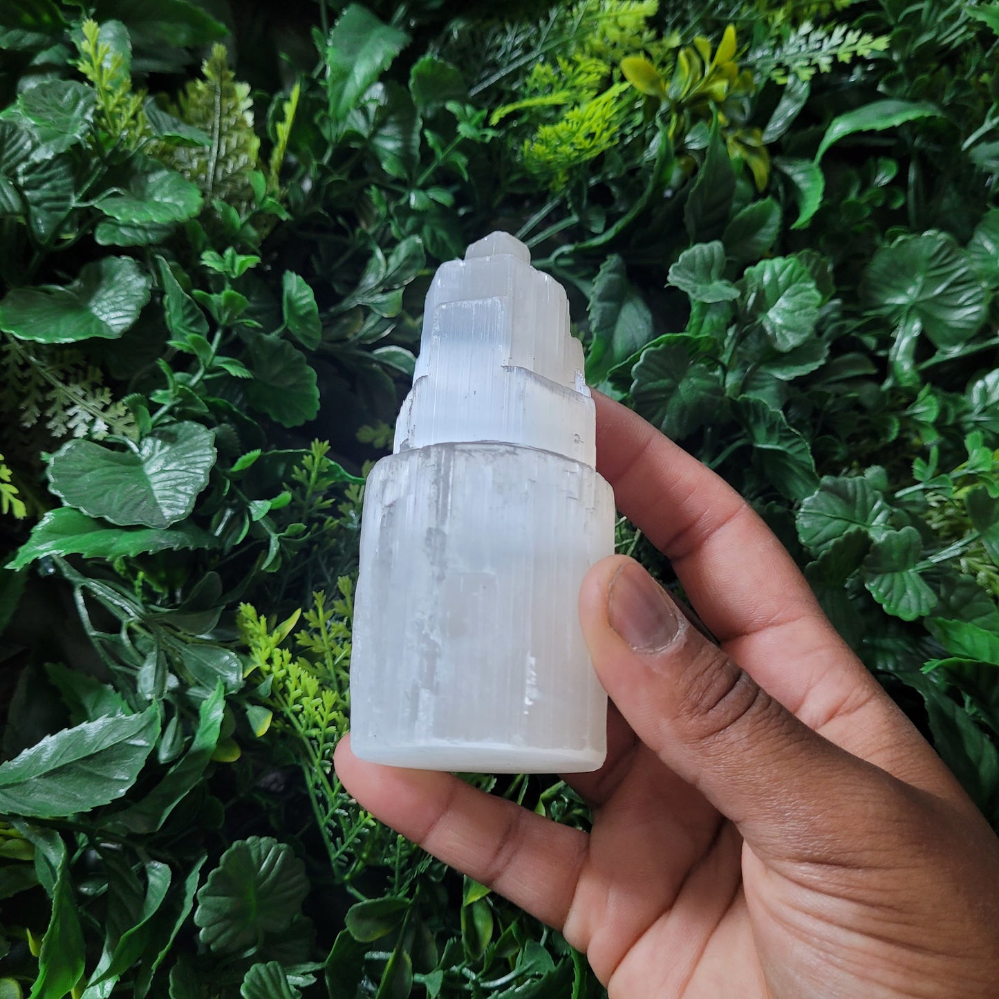 Satin Spar Selenite Tower