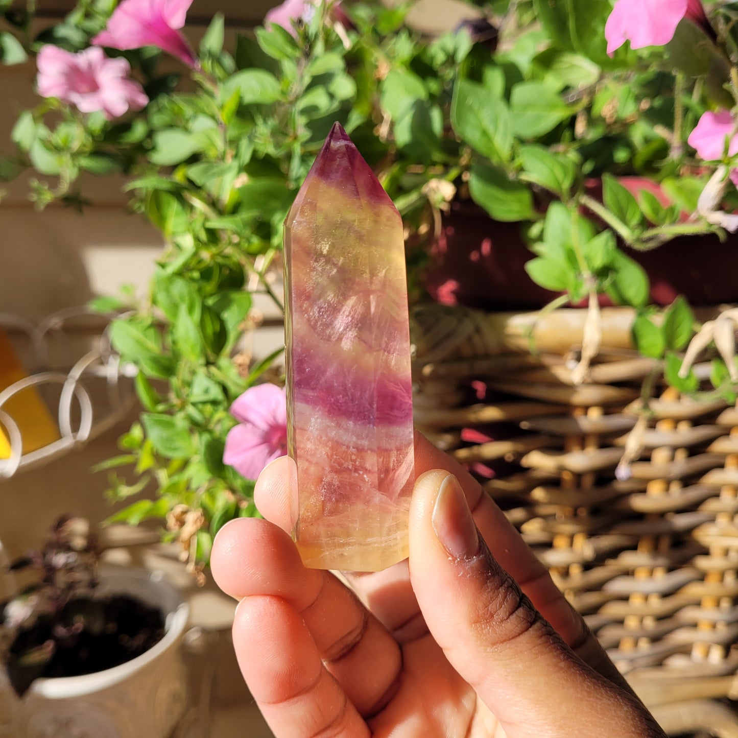 Rainbow Fluorite Tower