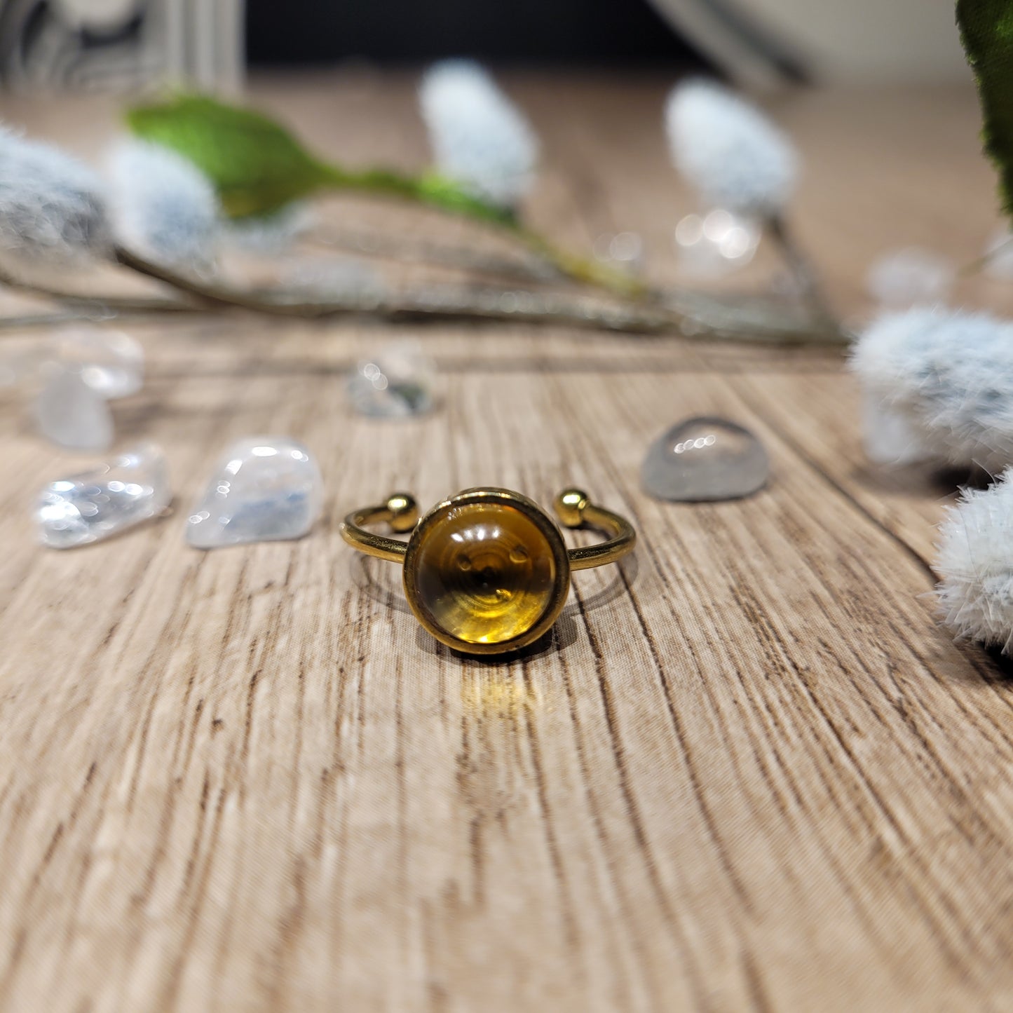 Natural Citrine Ring