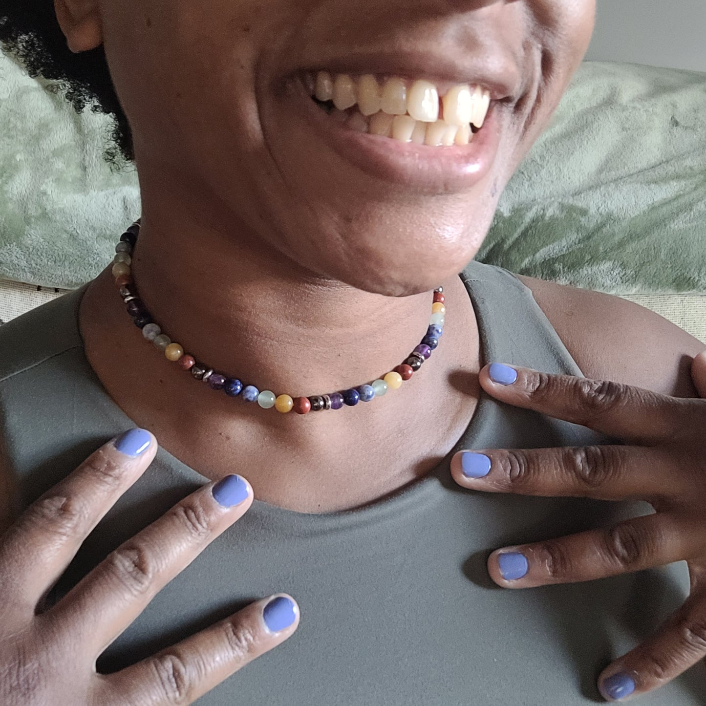 Rainbow Chakra Pride Necklace