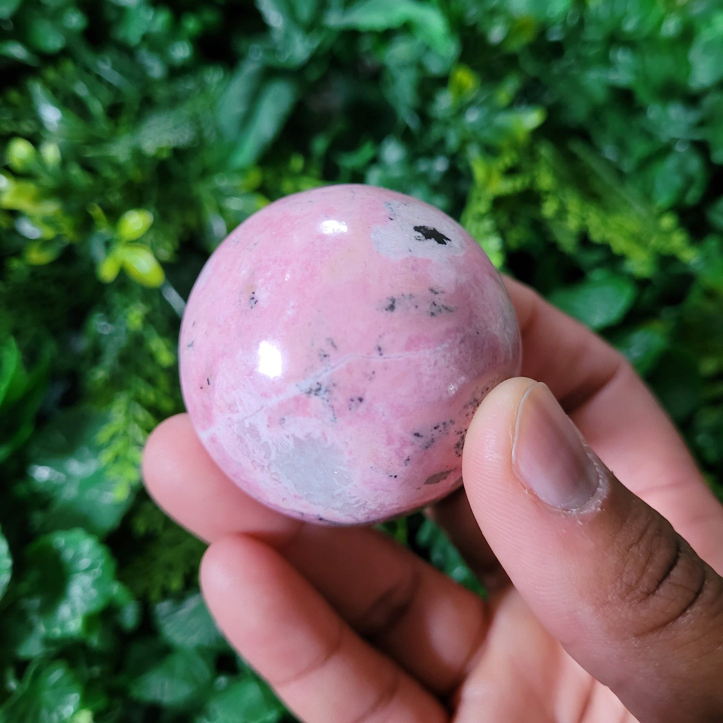 Pervivan Rhodonite Sphere