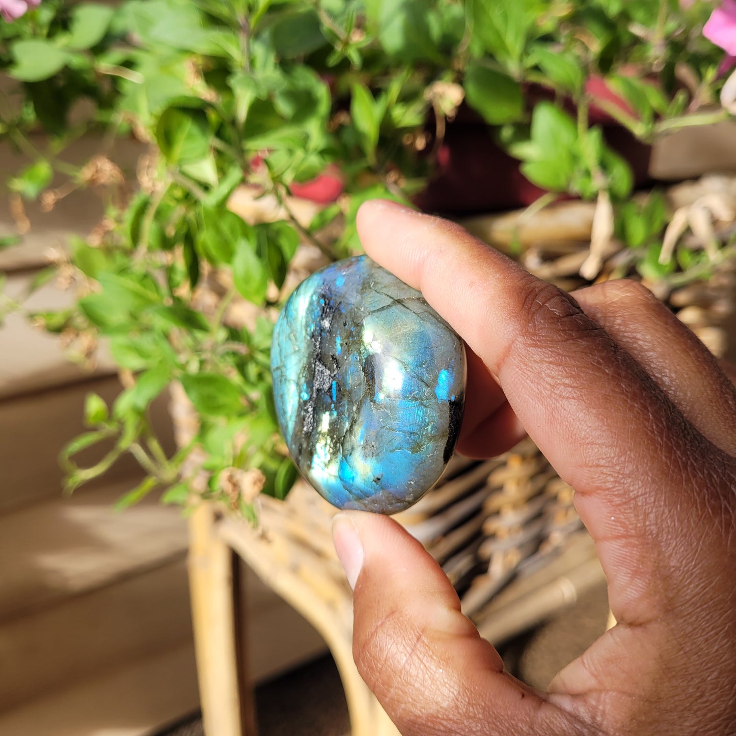 Labradorite Palmstone