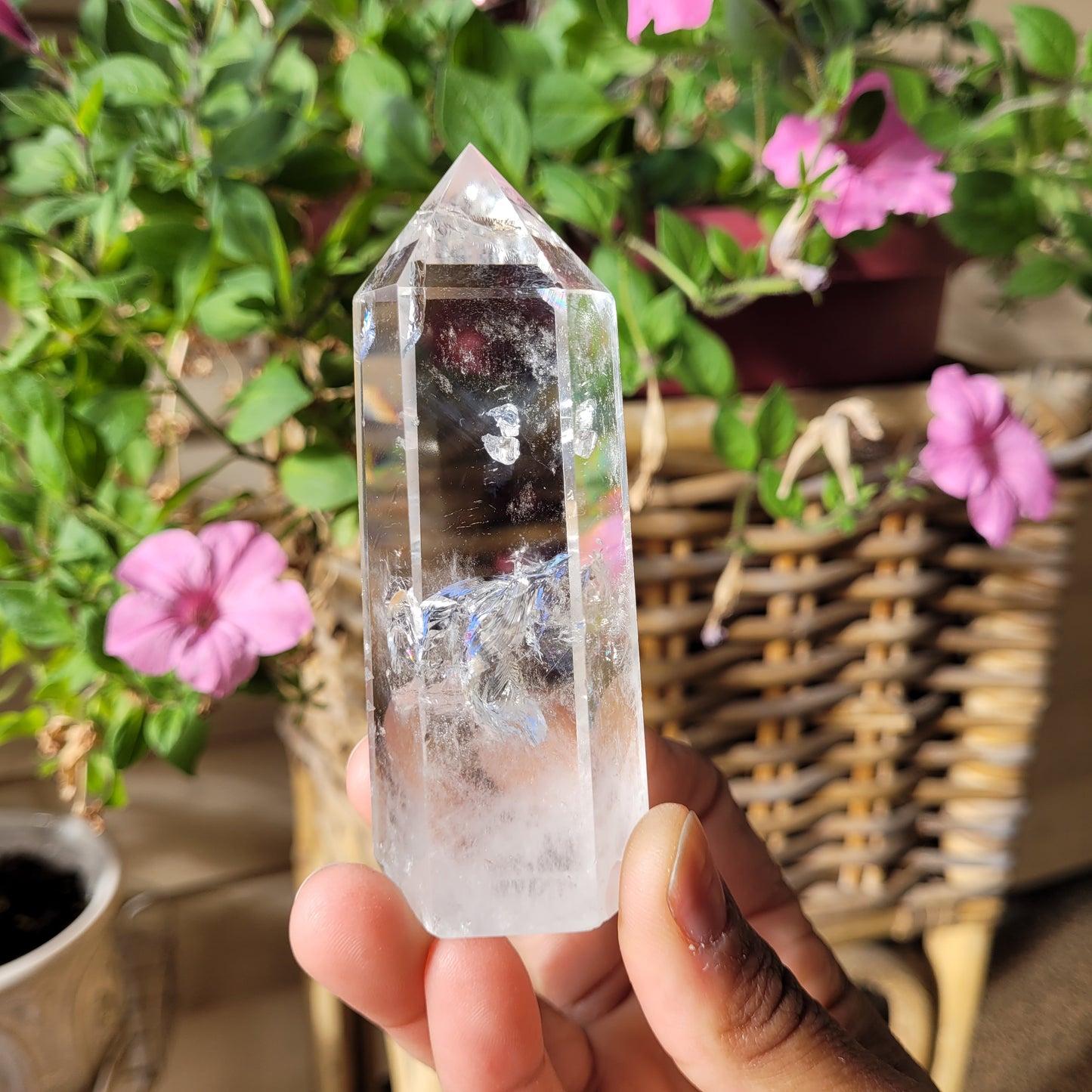 Clear Quartz Tower