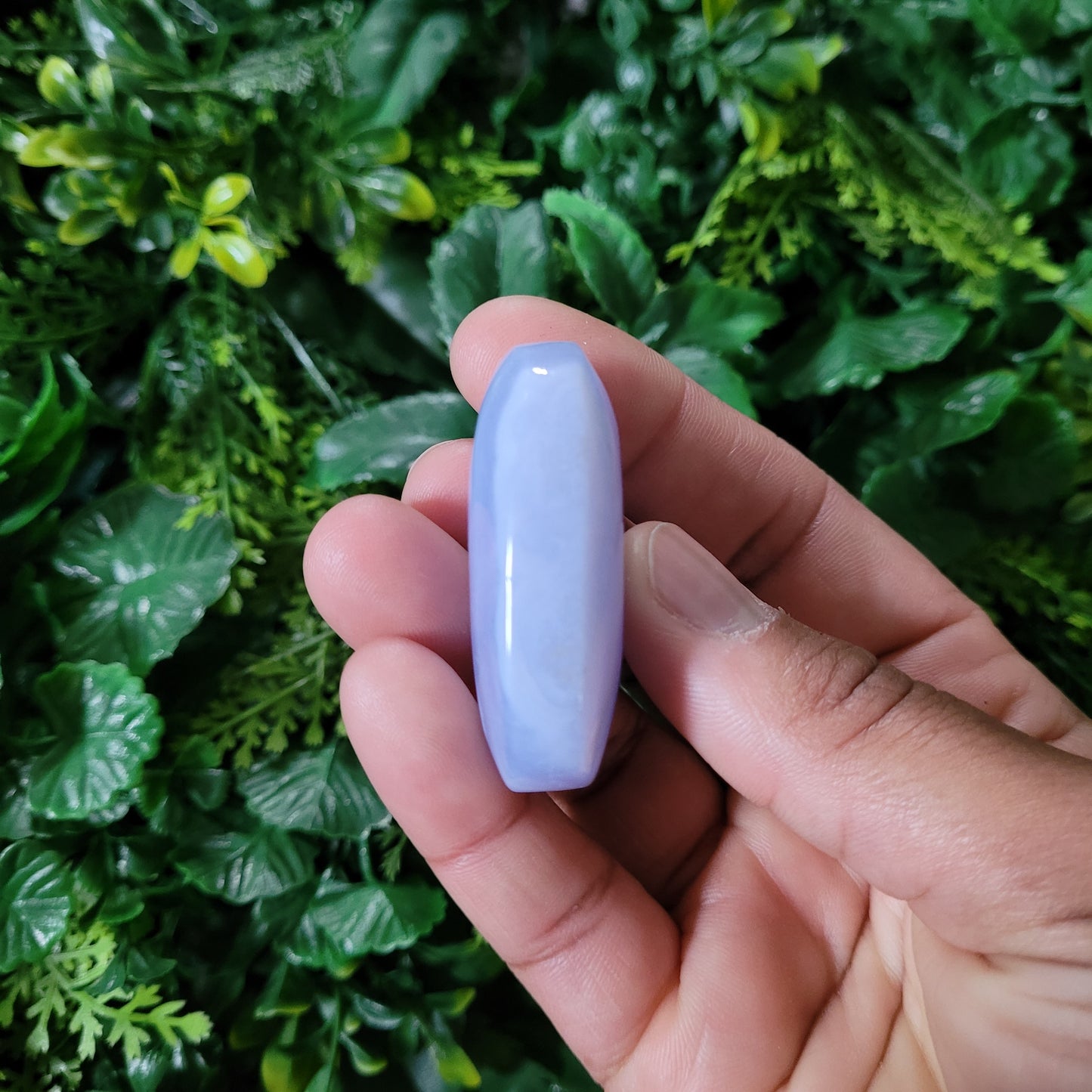 Blue Lace Agate Palmstone