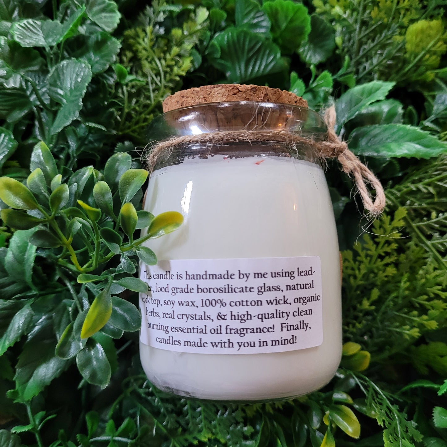 Black Violet and Saffron Candle