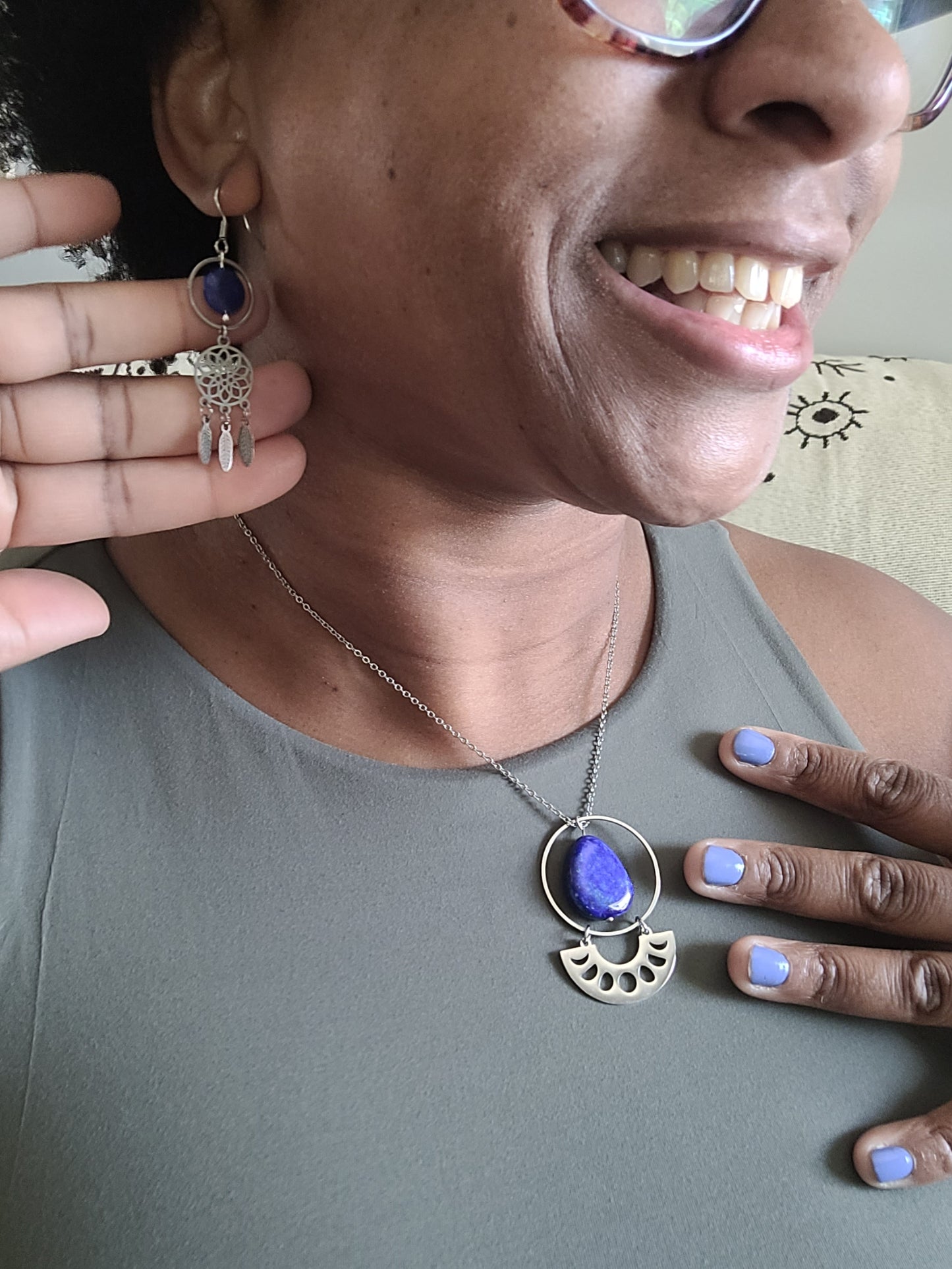 Lapis Lazuli Jewelry Set