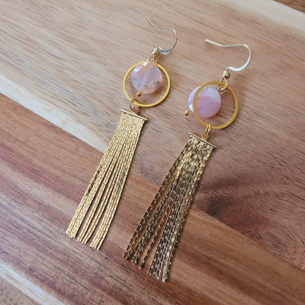 Flower Agate Earrings