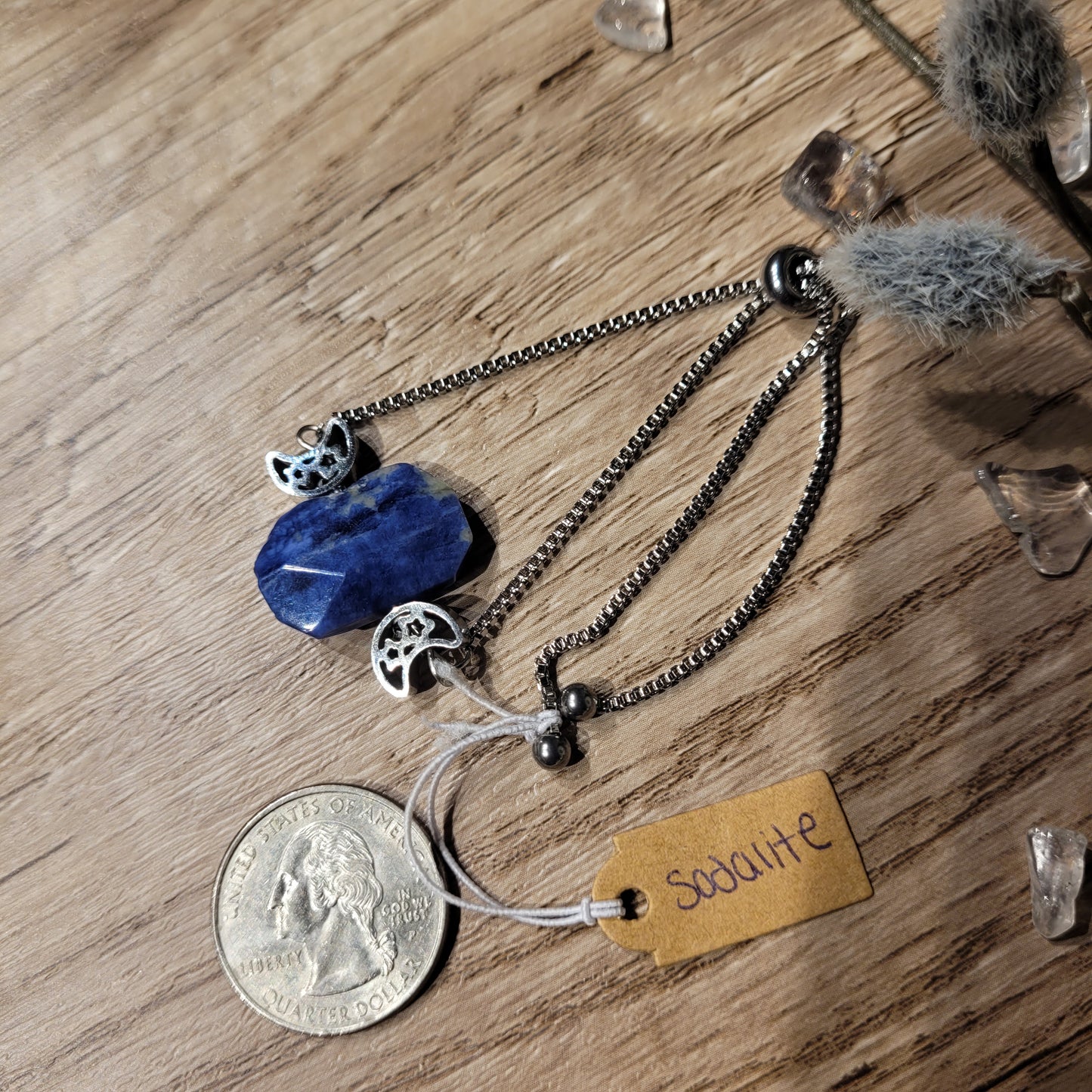 Sodalite Moon Bracelet